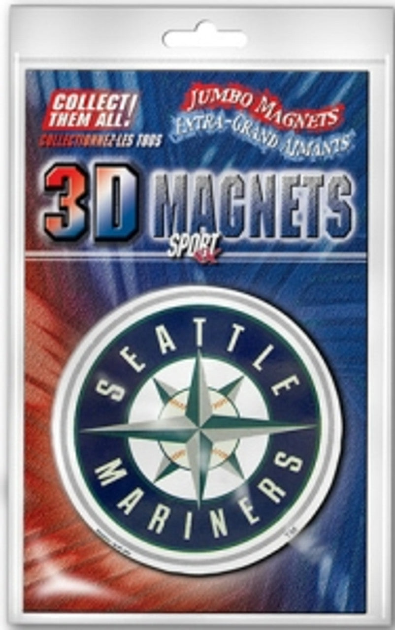 Seattle Mariners Magnet Jumbo 3D CO - Sports Collectibles, Sports Memorabilia, Sports Fan Shop, Sports Gifts