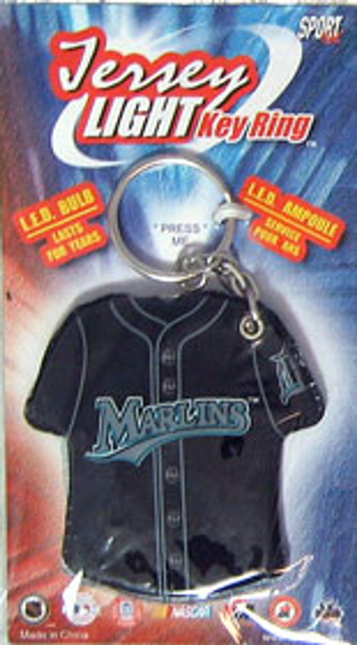 Florida Marlins Keychain Jersey Keylight CO - Sports Collectibles, Sports Memorabilia, Sports Fan Shop, Sports Gifts