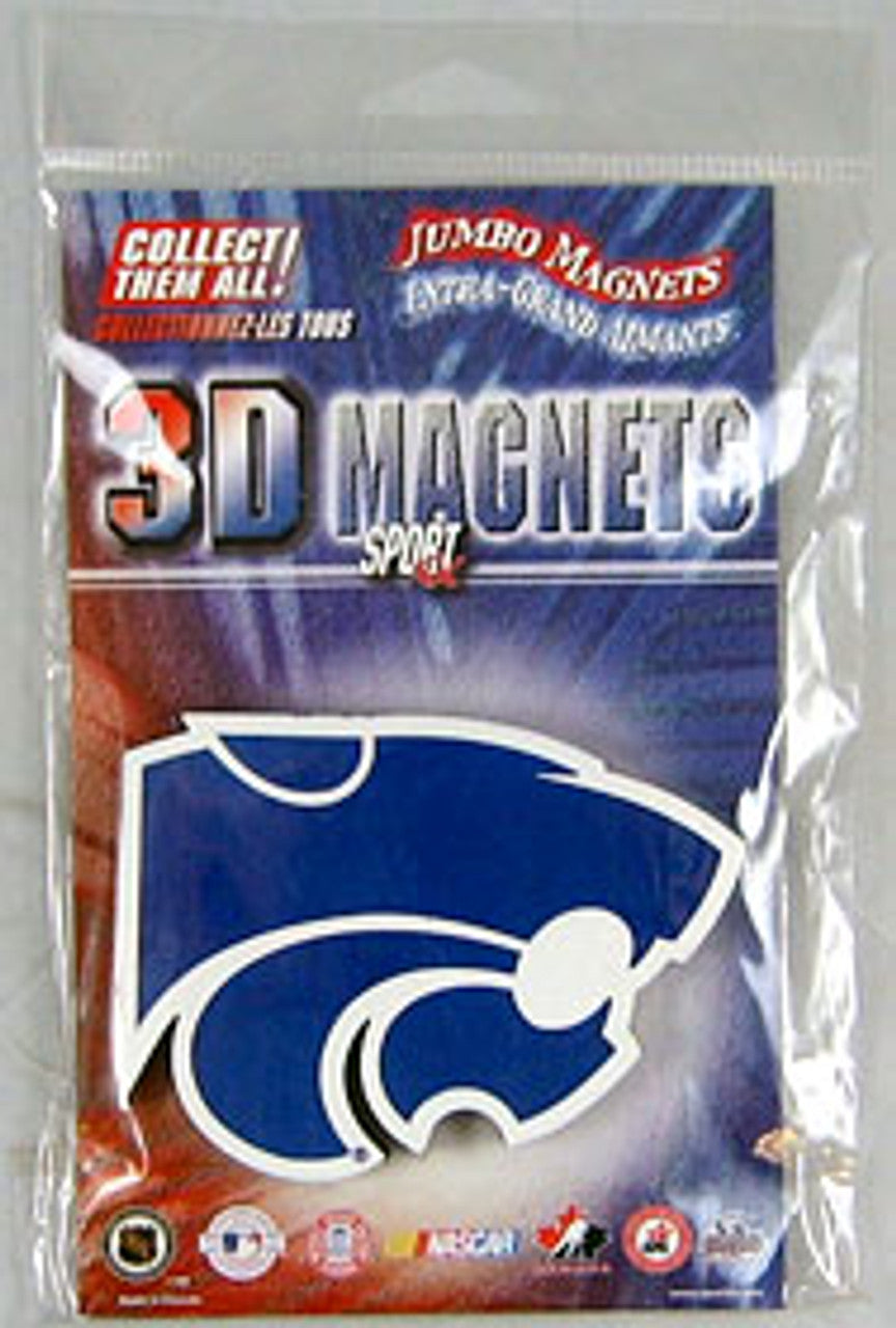 Kansas State Wildcats Magnet Jumbo 3D CO - Sports Collectibles, Sports Memorabilia, Sports Fan Shop, Sports Gifts