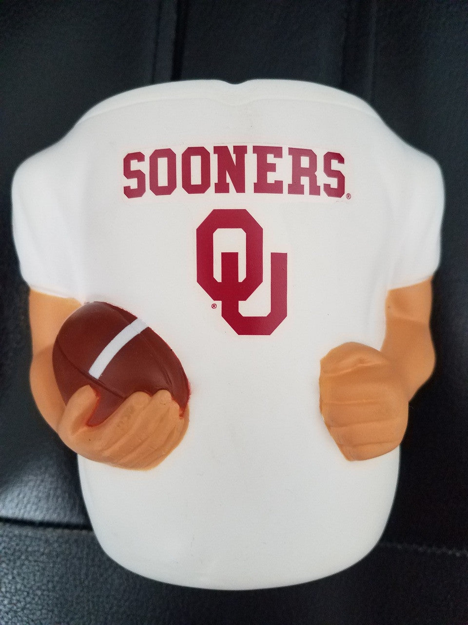 Oklahoma Sooners Can Cooler Jersey Style White CO - Sports Collectibles, Sports Memorabilia, Sports Fan Shop, Sports Gifts