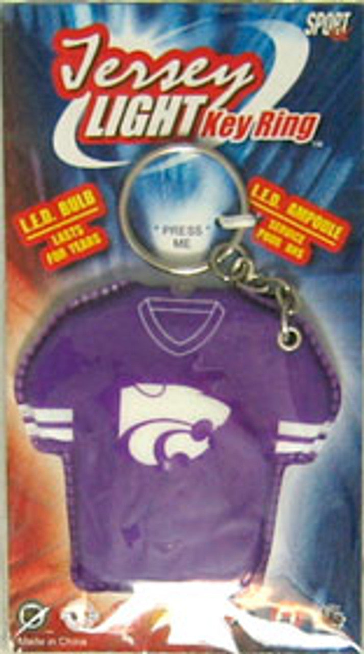 Kansas State Wildcats Keychain Jersey Keylight CO - Sports Collectibles, Sports Memorabilia, Sports Fan Shop, Sports Gifts