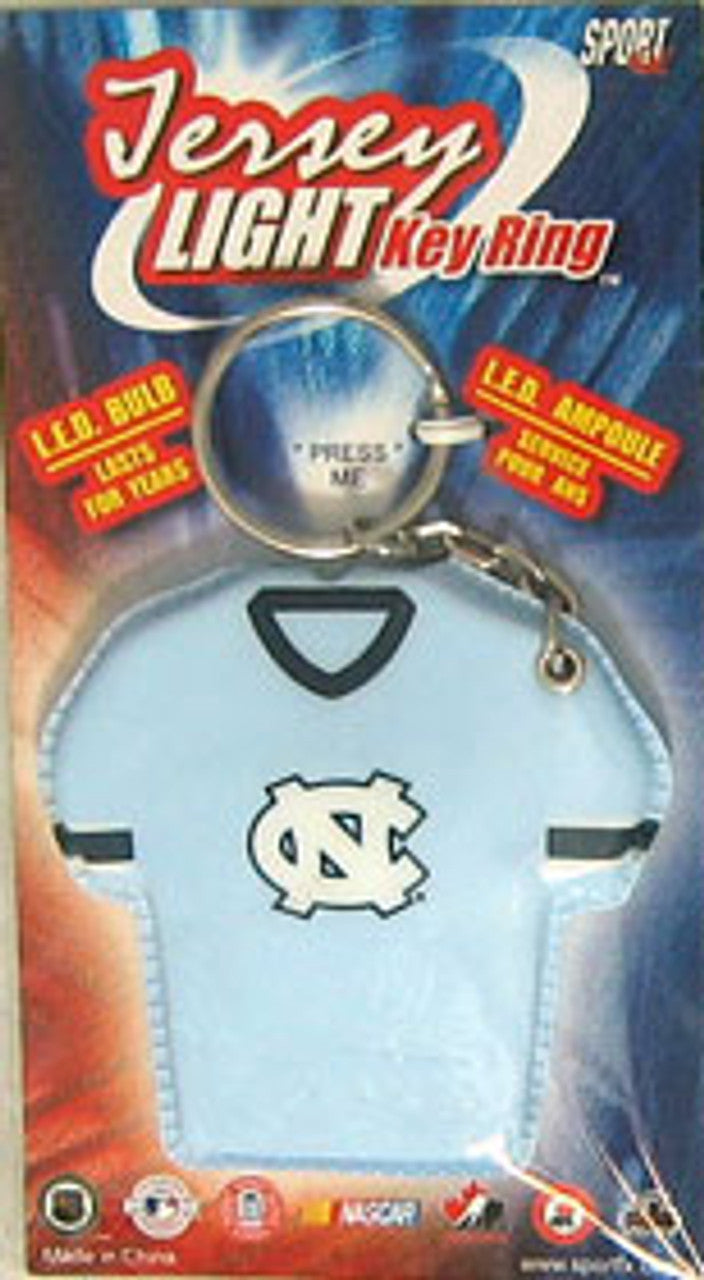 North Carolina Tar Heels Keychain Jersey Keylight CO - Sports Collectibles, Sports Memorabilia, Sports Fan Shop, Sports Gifts