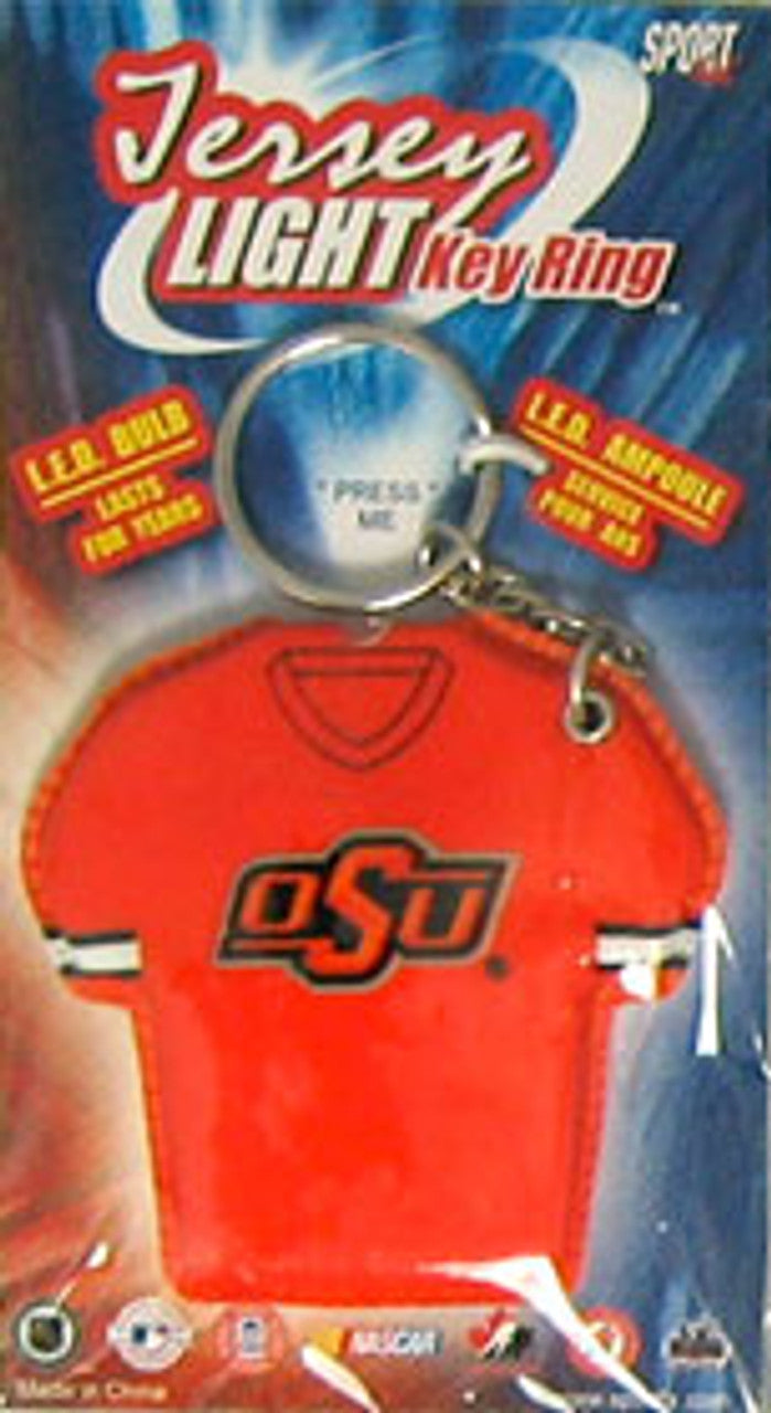 Oklahoma State Cowboys Keychain Jersey Keylight CO - Sports Collectibles, Sports Memorabilia, Sports Fan Shop, Sports Gifts