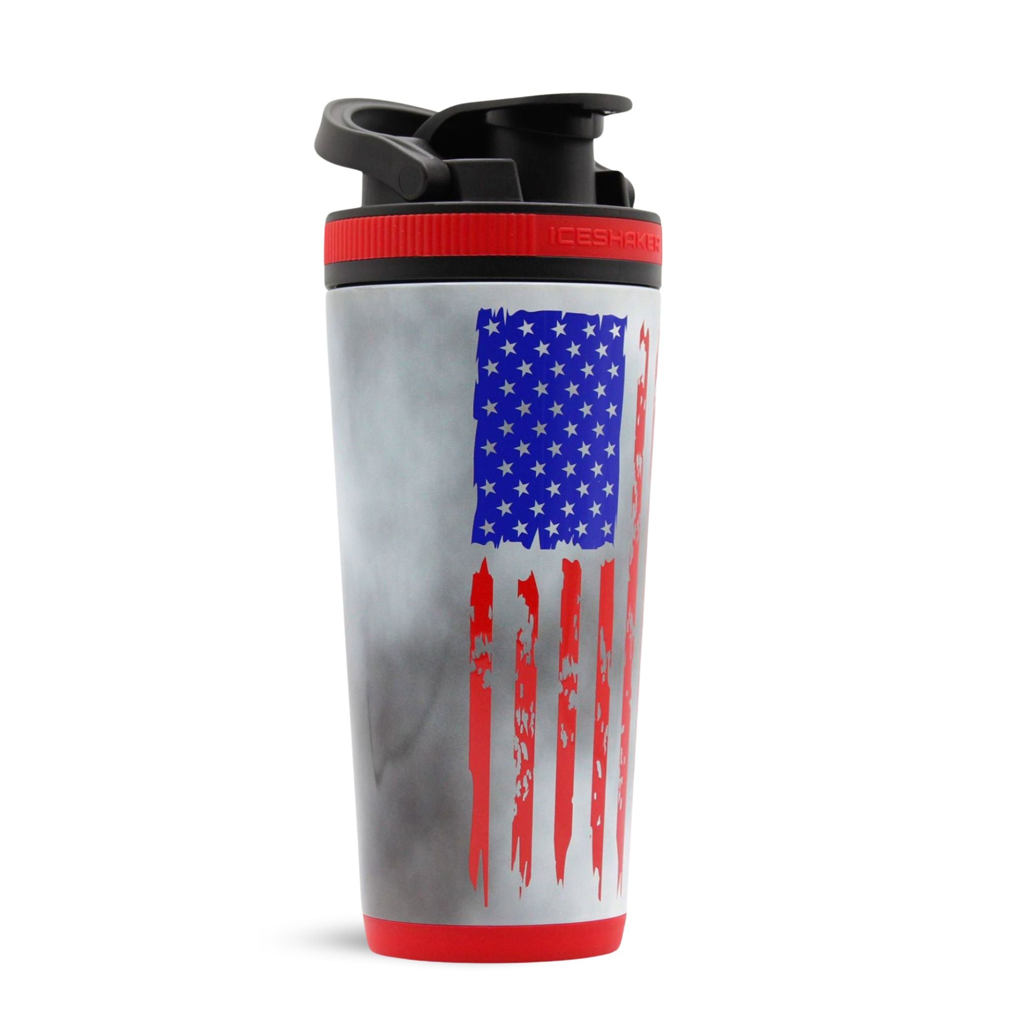 26oz Ice Shaker - 4D American Flag - Sports Gifts, Sports Memorabilia, Sports Collectibles, Fan Shop