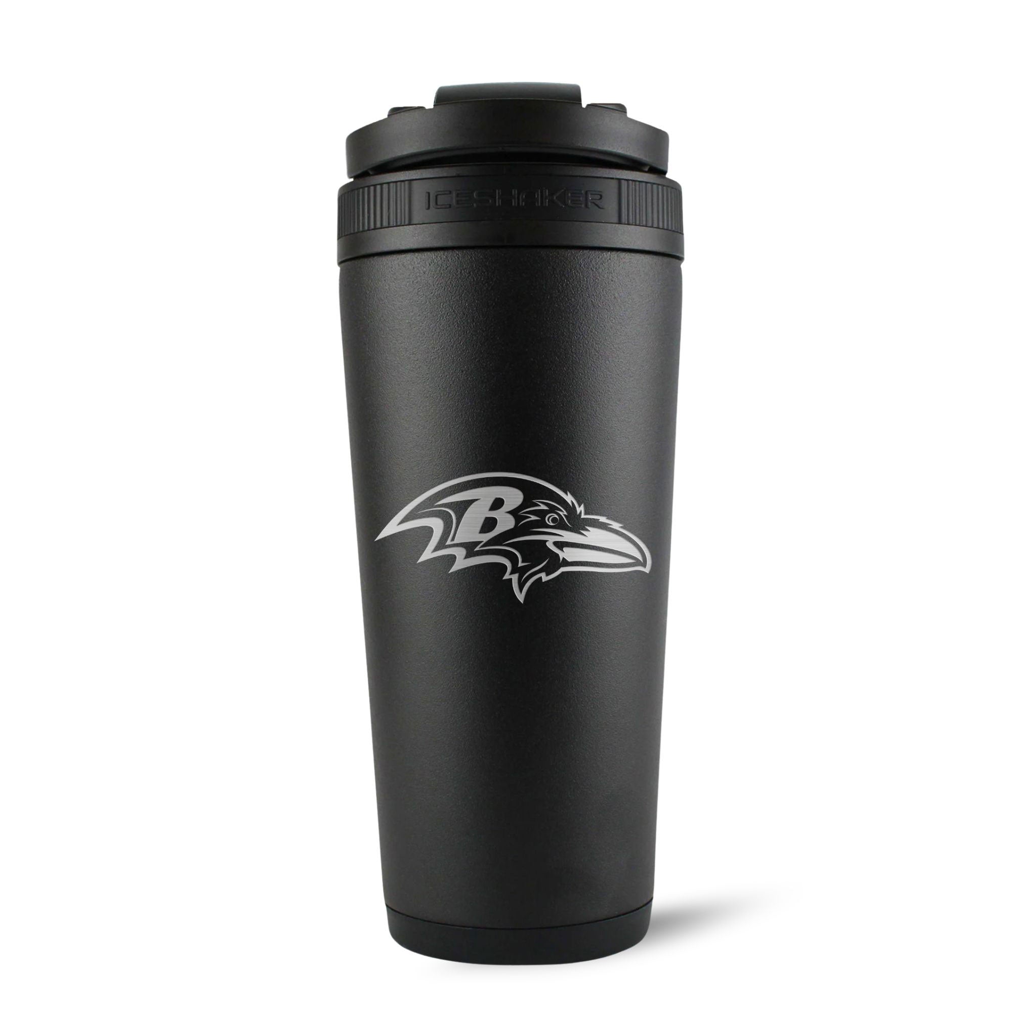 Officially Licensed Baltimore Ravens 26oz Ice Shaker - Sports Gifts, Sports Memorabilia, Sports Collectibles, Fan Shop