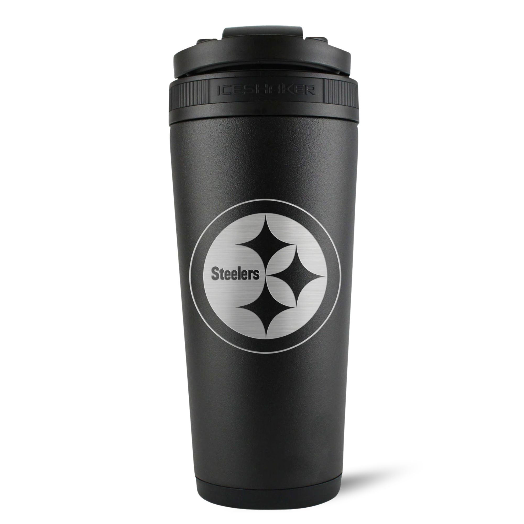 Officially Licensed Pittsburgh Steelers 26oz Ice Shaker - Sports Gifts, Sports Memorabilia, Sports Collectibles, Fan Shop