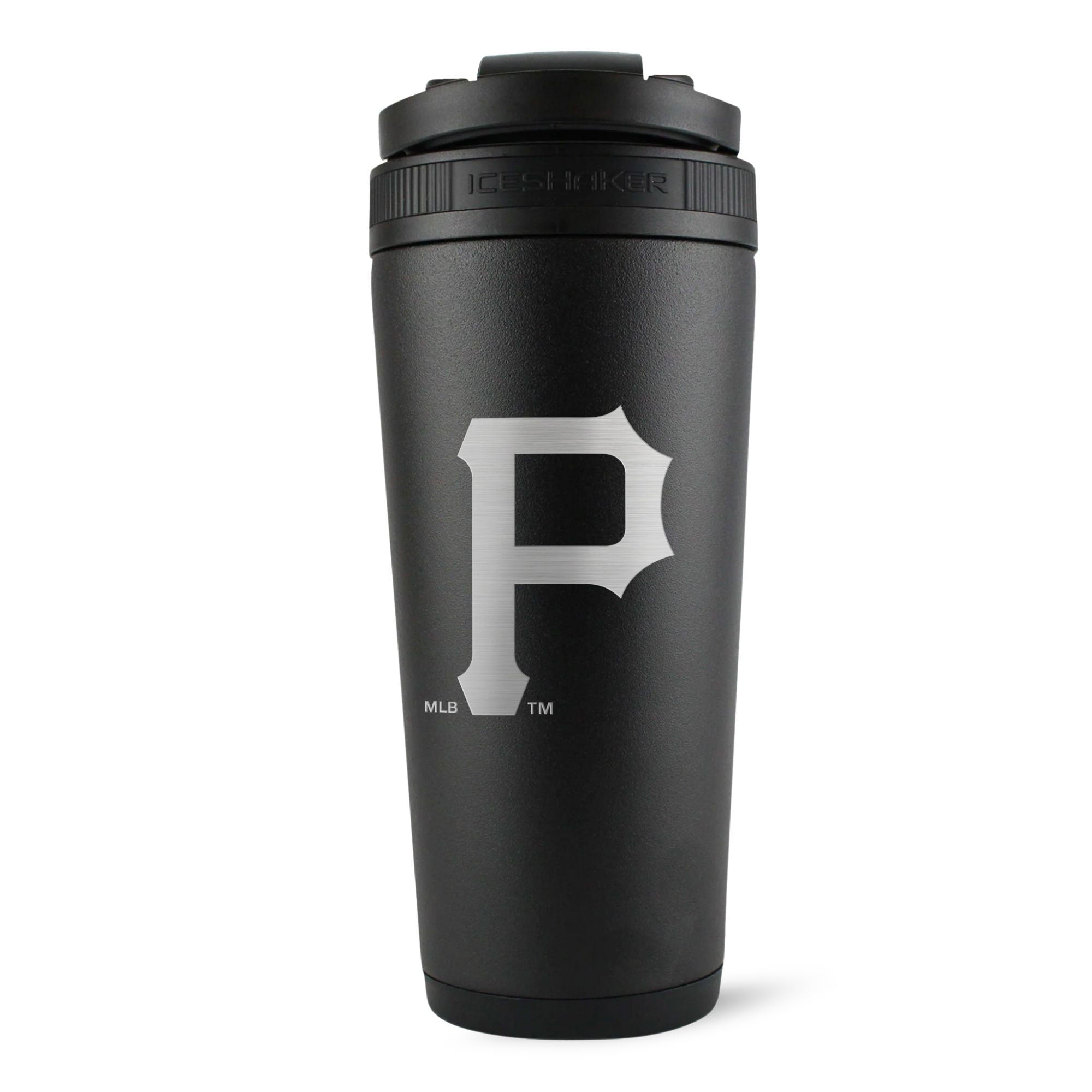 Officially Licensed Pittsburgh Pirates 26oz Ice Shaker - Black - Sports Gifts, Sports Memorabilia, Sports Collectibles, Fan Shop