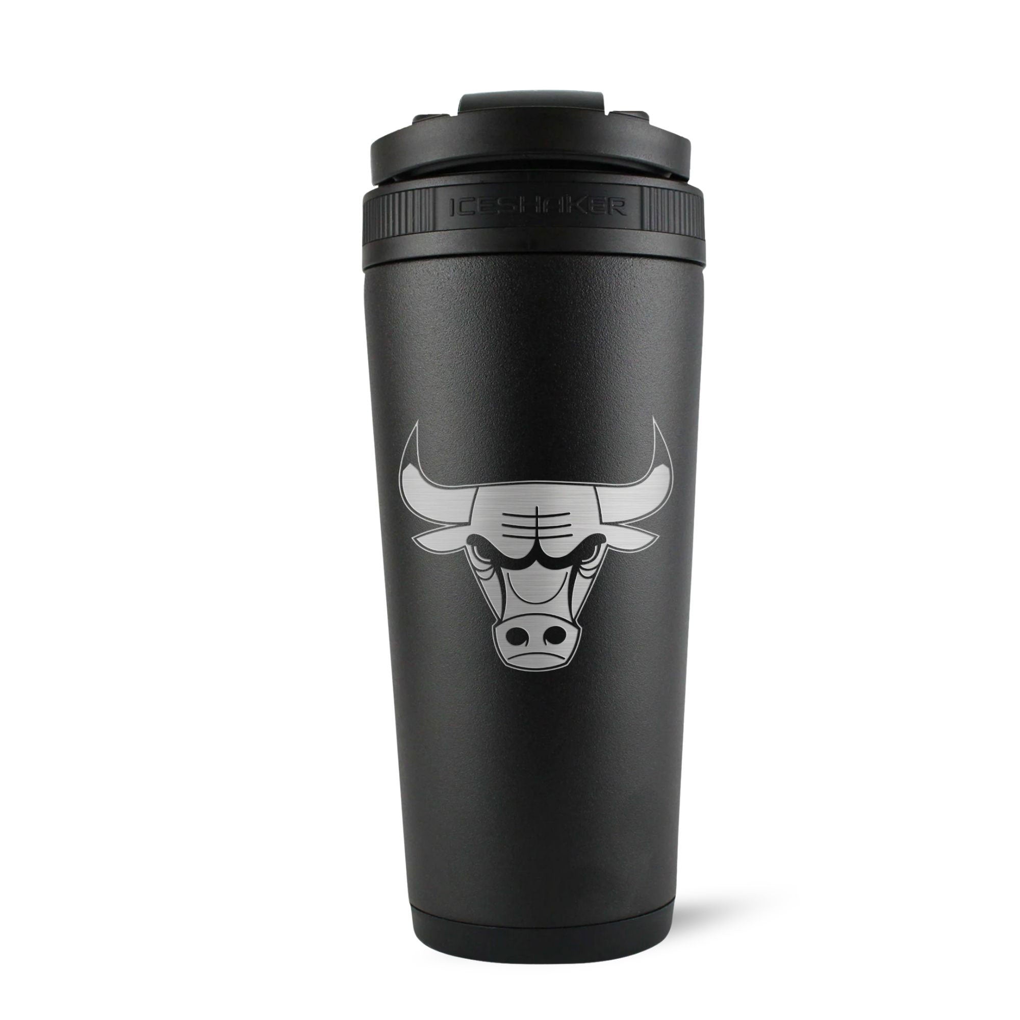 Officially Licensed Chicago Bulls 26oz Ice Shaker - Black - Sports Gifts, Sports Memorabilia, Sports Collectibles, Fan Shop