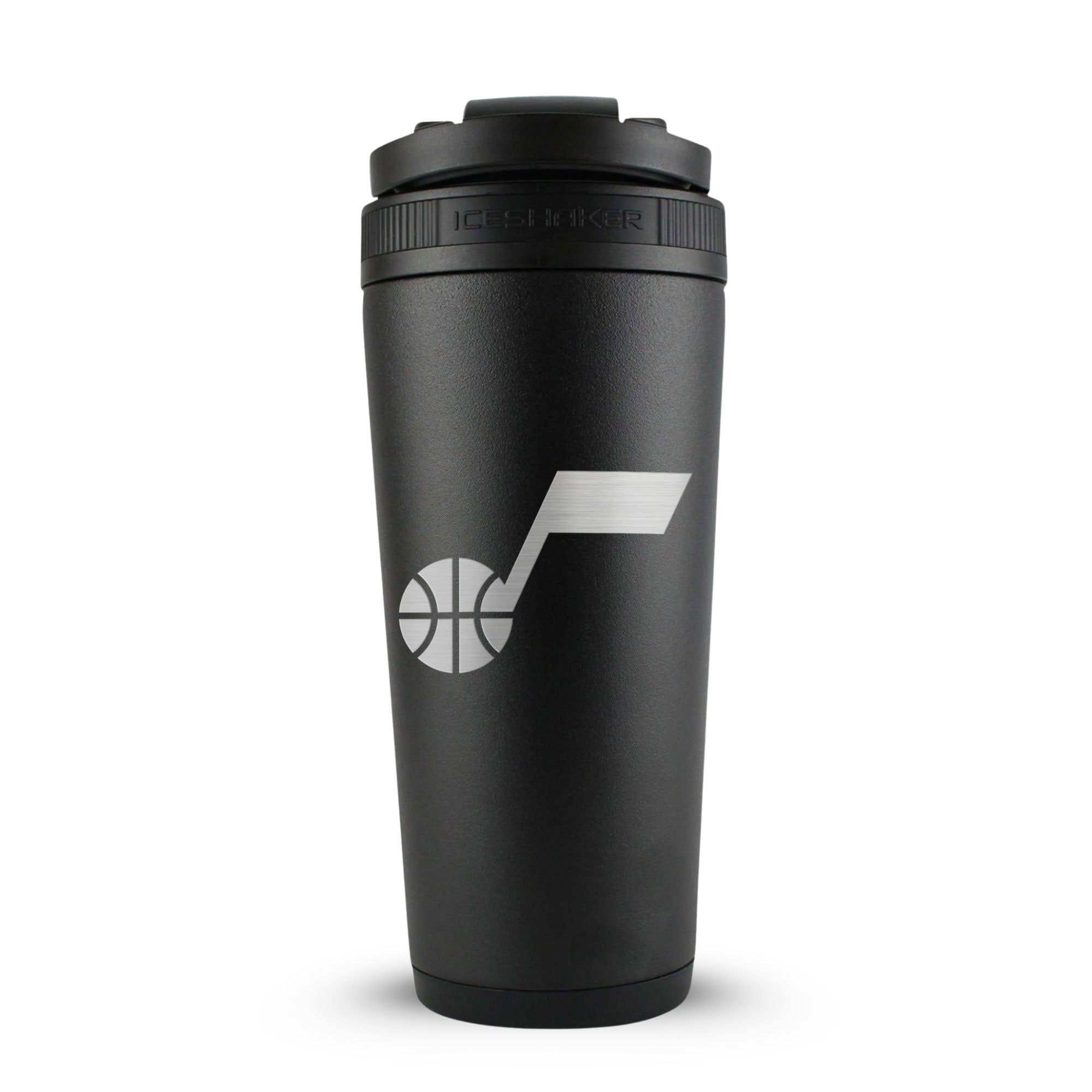 Officially Licensed Utah Jazz 26oz Ice Shaker - Black - Sports Gifts, Sports Memorabilia, Sports Collectibles, Fan Shop