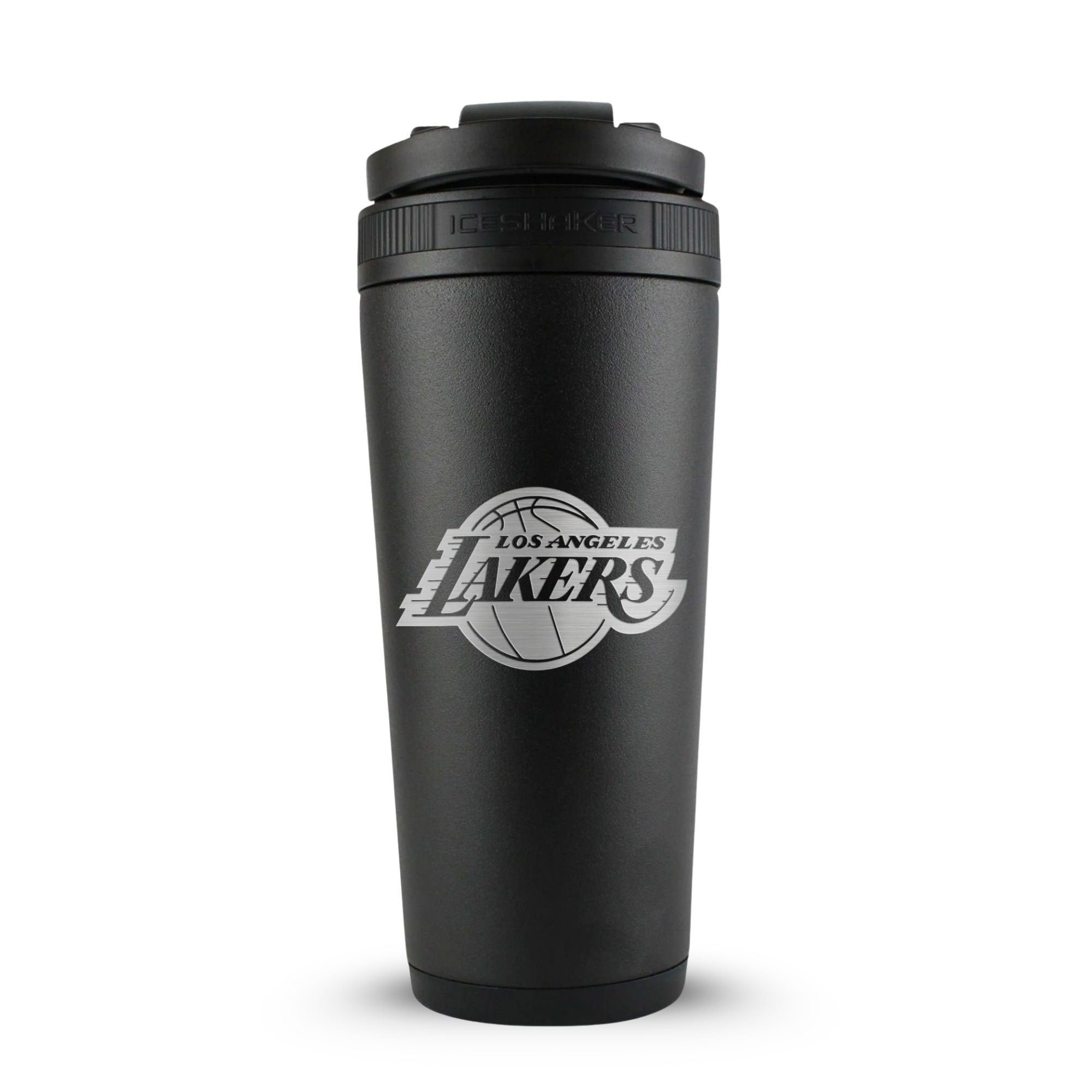 Officially Licensed Los Angeles Lakers 26oz Ice Shaker - Black - Sports Gifts, Sports Memorabilia, Sports Collectibles, Fan Shop