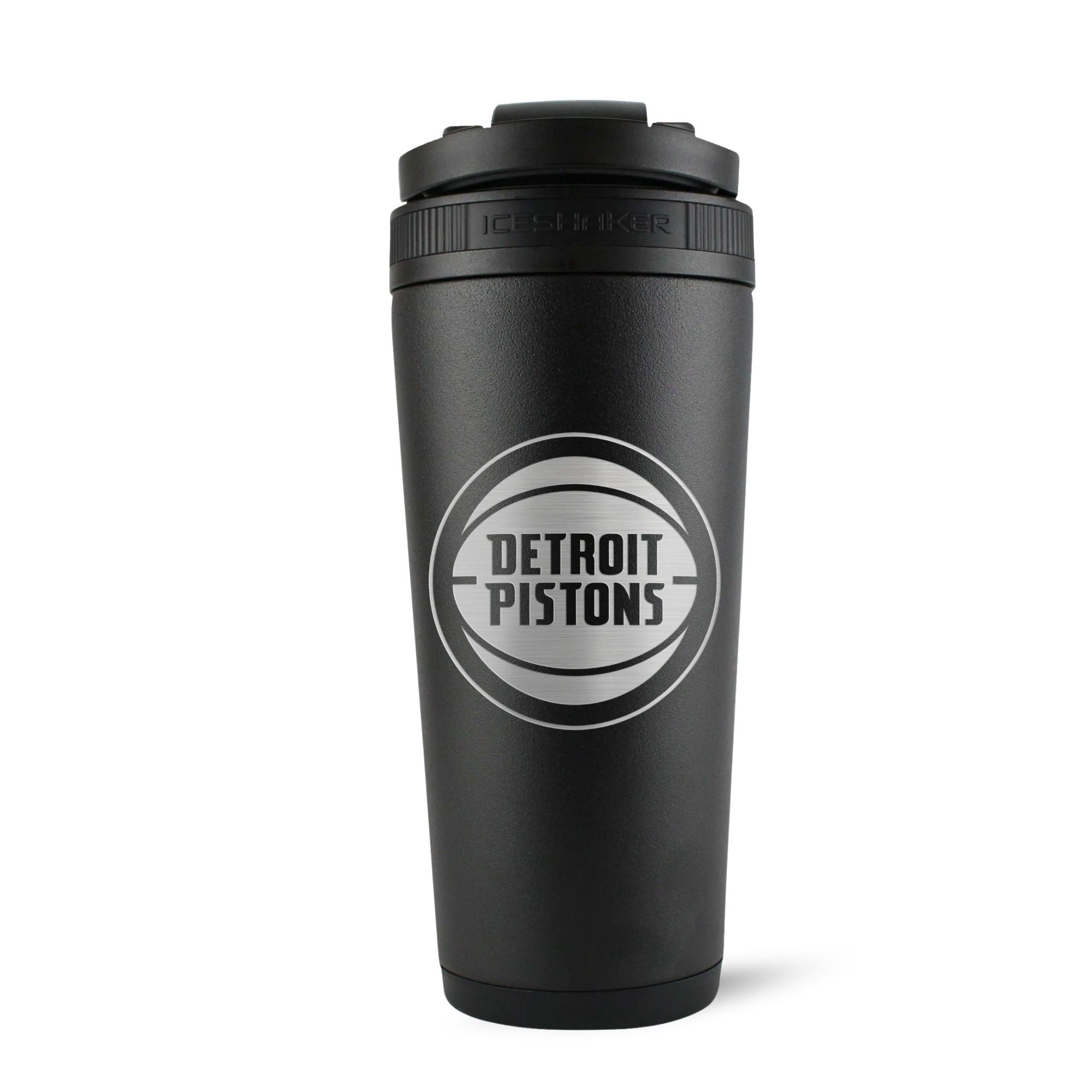 Officially Licensed Detroit Pistons 26oz Ice Shaker - Black - Sports Gifts, Sports Memorabilia, Sports Collectibles, Fan Shop