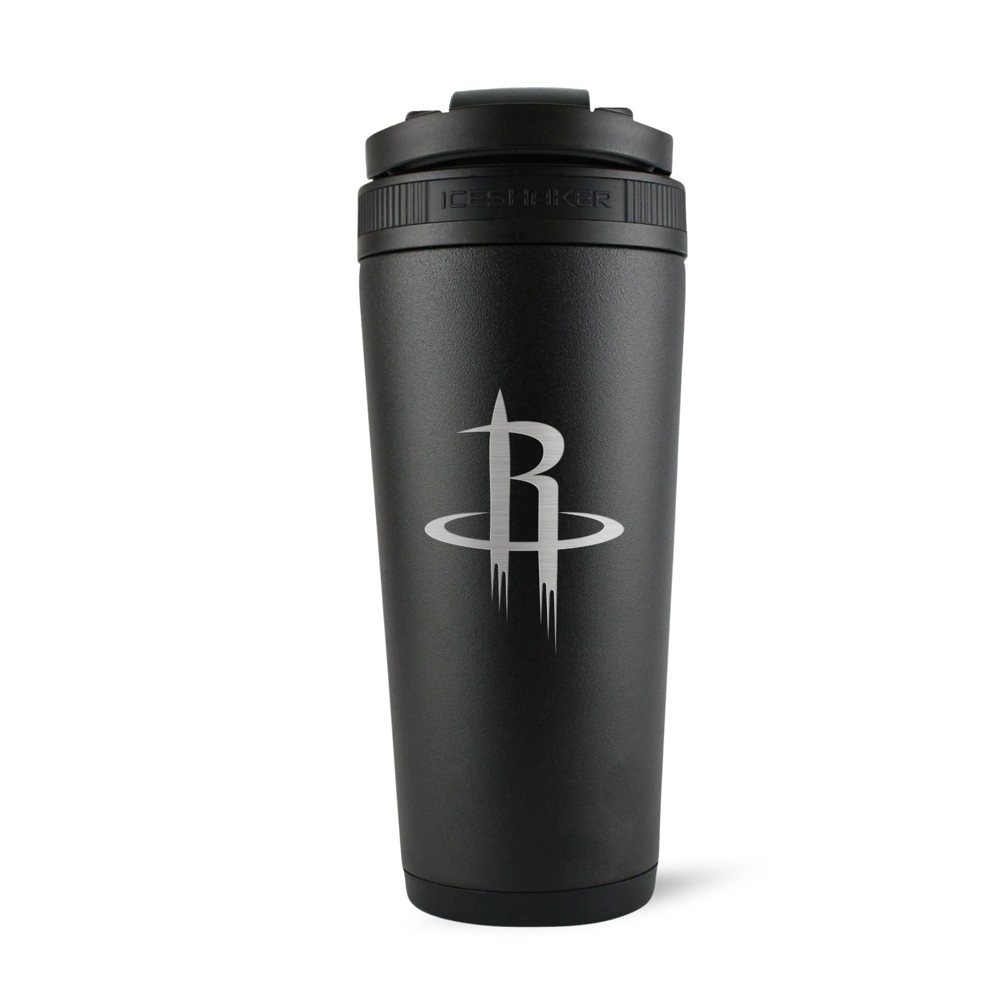 Officially Licensed Houston Rockets 26oz Ice Shaker - Black - Sports Gifts, Sports Memorabilia, Sports Collectibles, Fan Shop