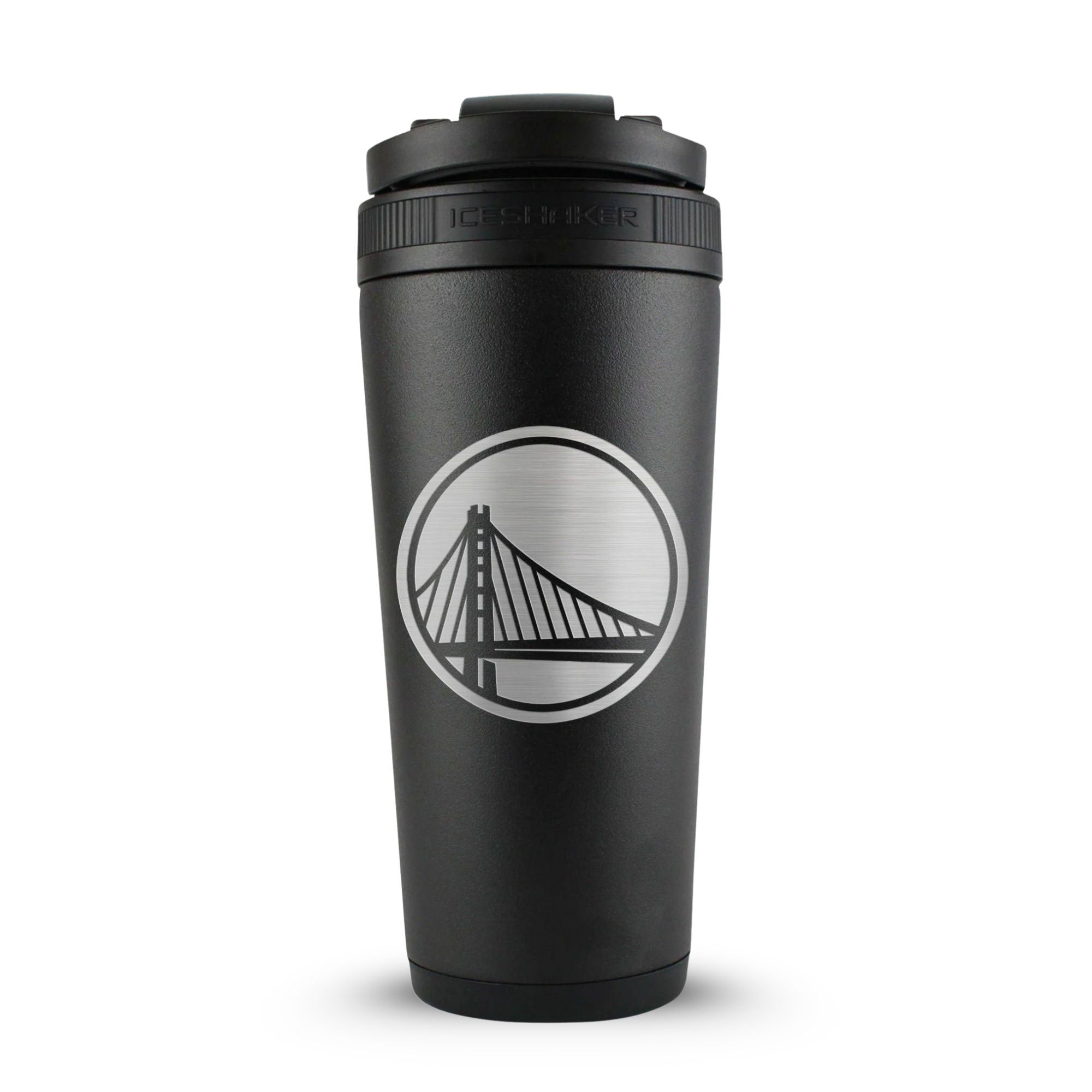 Officially Licensed Golden State Warriors 26oz Ice Shaker - Black - Sports Gifts, Sports Memorabilia, Sports Collectibles, Fan Shop