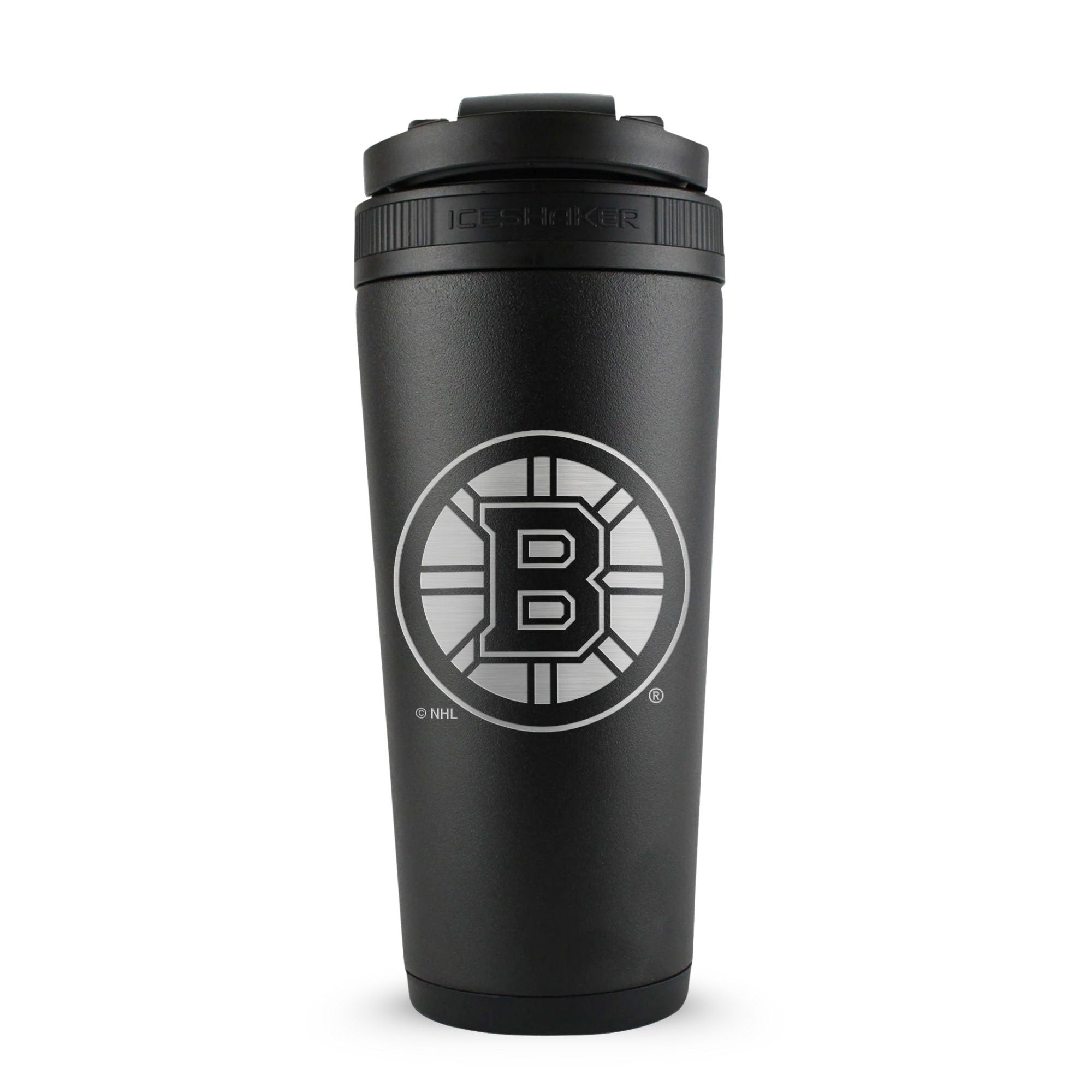 Officially Licensed Boston Bruins 26oz Ice Shaker - Black - Sports Gifts, Sports Memorabilia, Sports Collectibles, Fan Shop