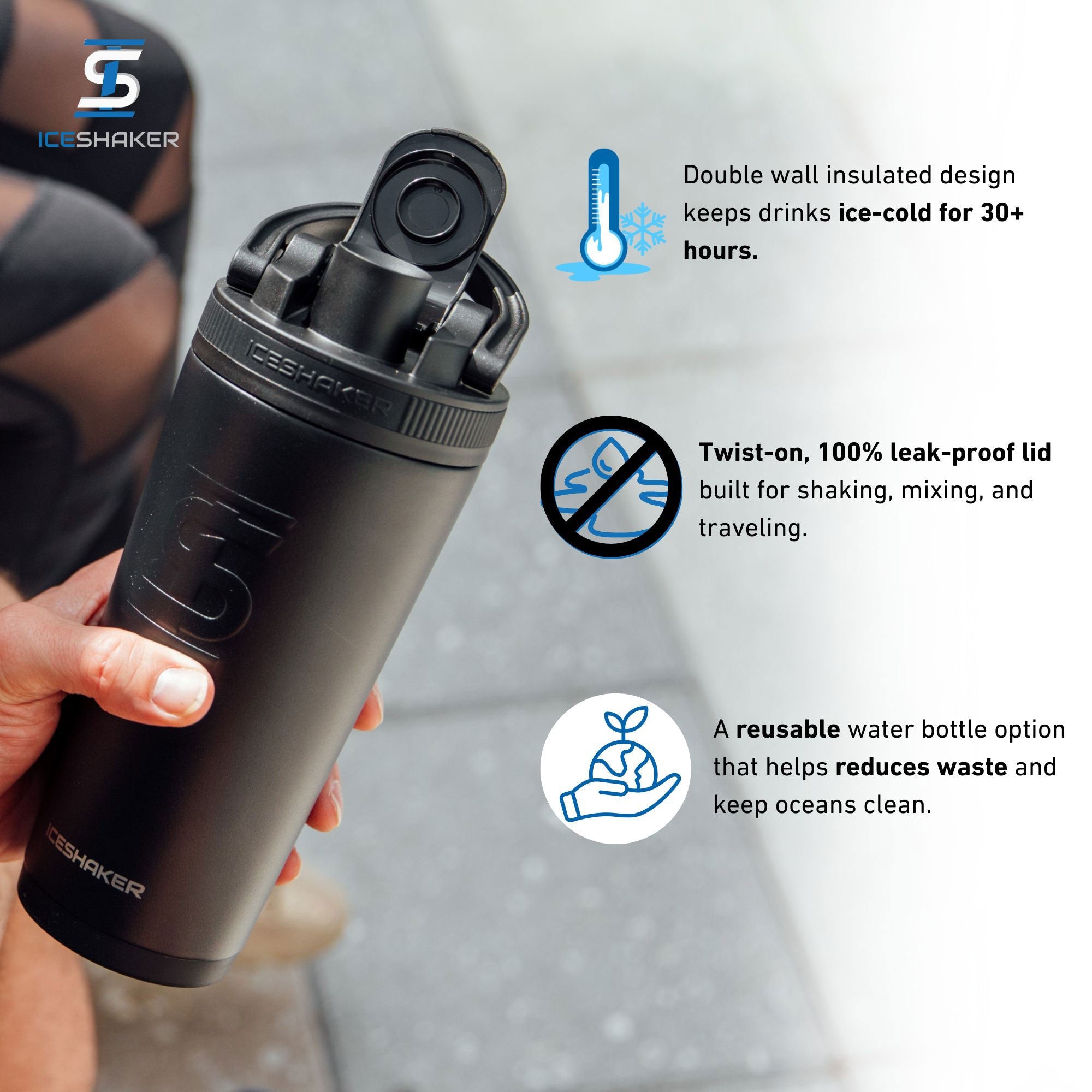 Officially Licensed Carolina Panthers 26oz Ice Shaker