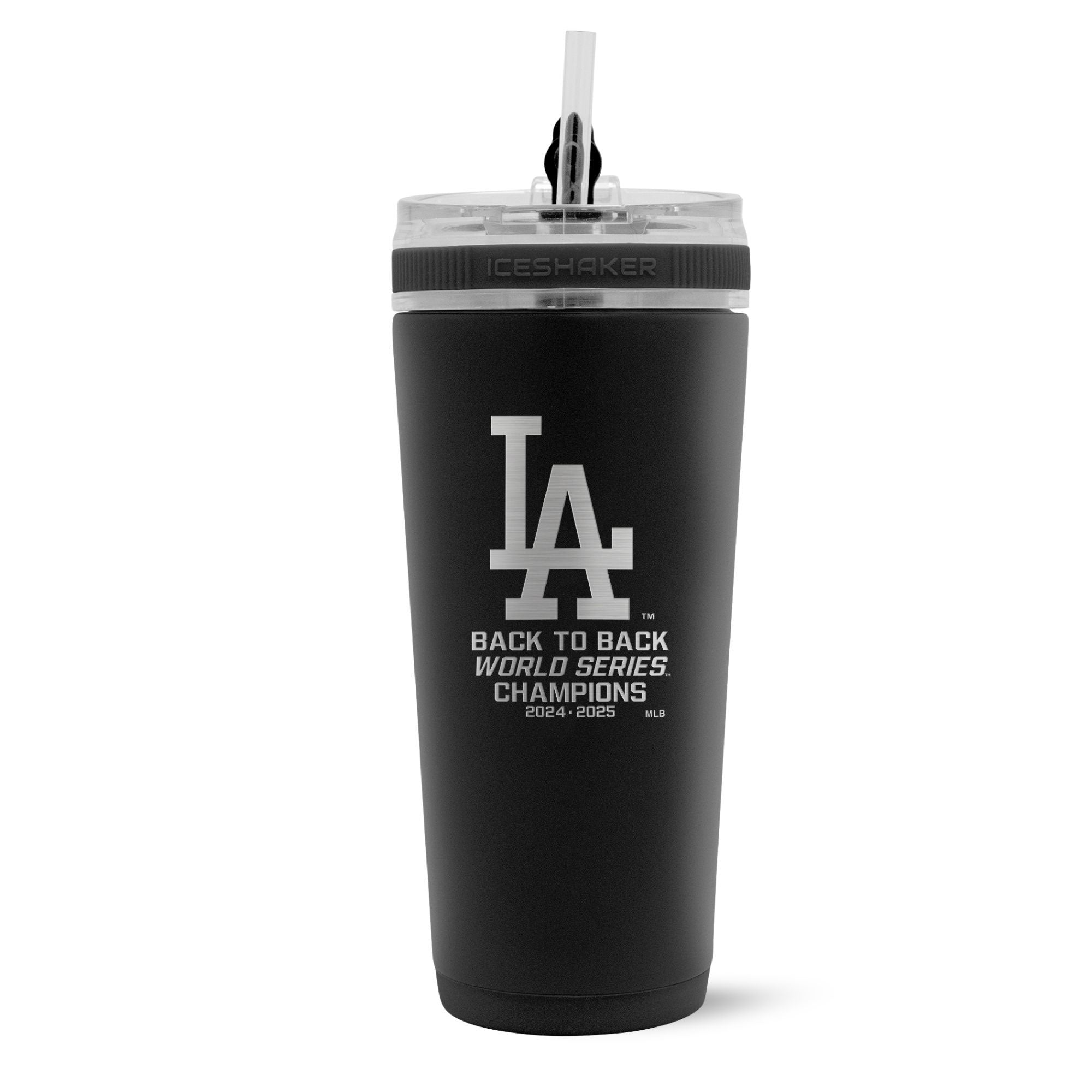 LA Dodgers 2025 Back to Back World Series Champions 26oz Flex Bottle