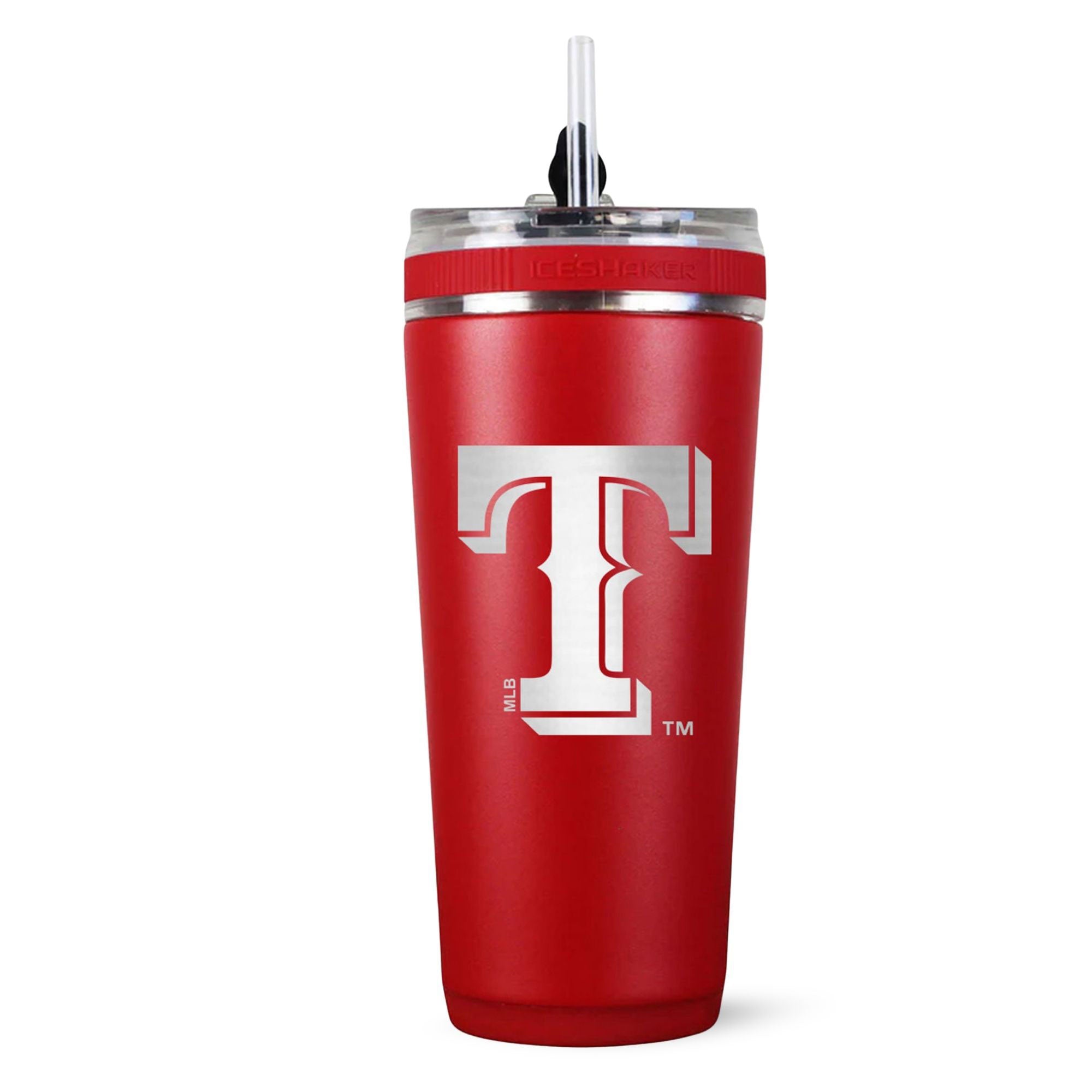 Officially Licensed Texas Rangers 26oz Flex Bottle - Red - Sports Gifts, Sports Memorabilia, Sports Collectibles, Fan Shop