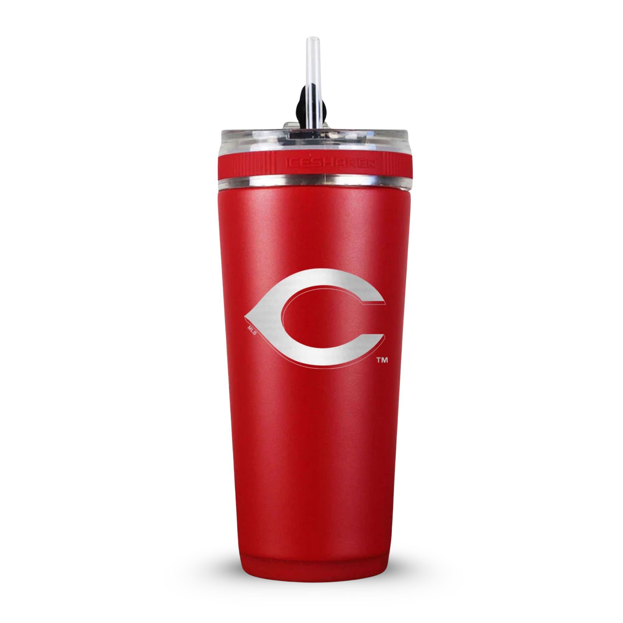 Officially Licensed Cincinnati Reds 26oz Flex Bottle - Sports Gifts, Sports Memorabilia, Sports Collectibles, Fan Shop