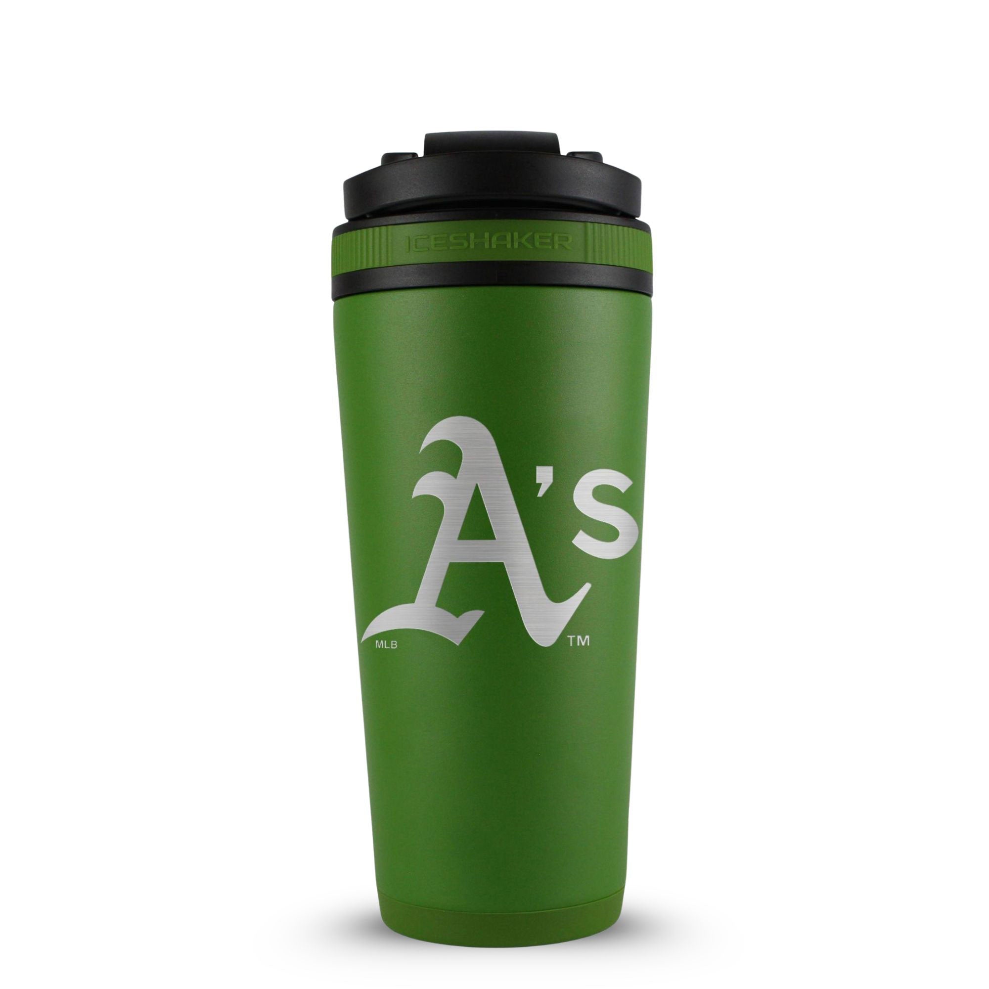 Officially Licensed Oakland Athletics 26oz Ice Shaker - Sports Gifts, Sports Memorabilia, Sports Collectibles, Fan Shop