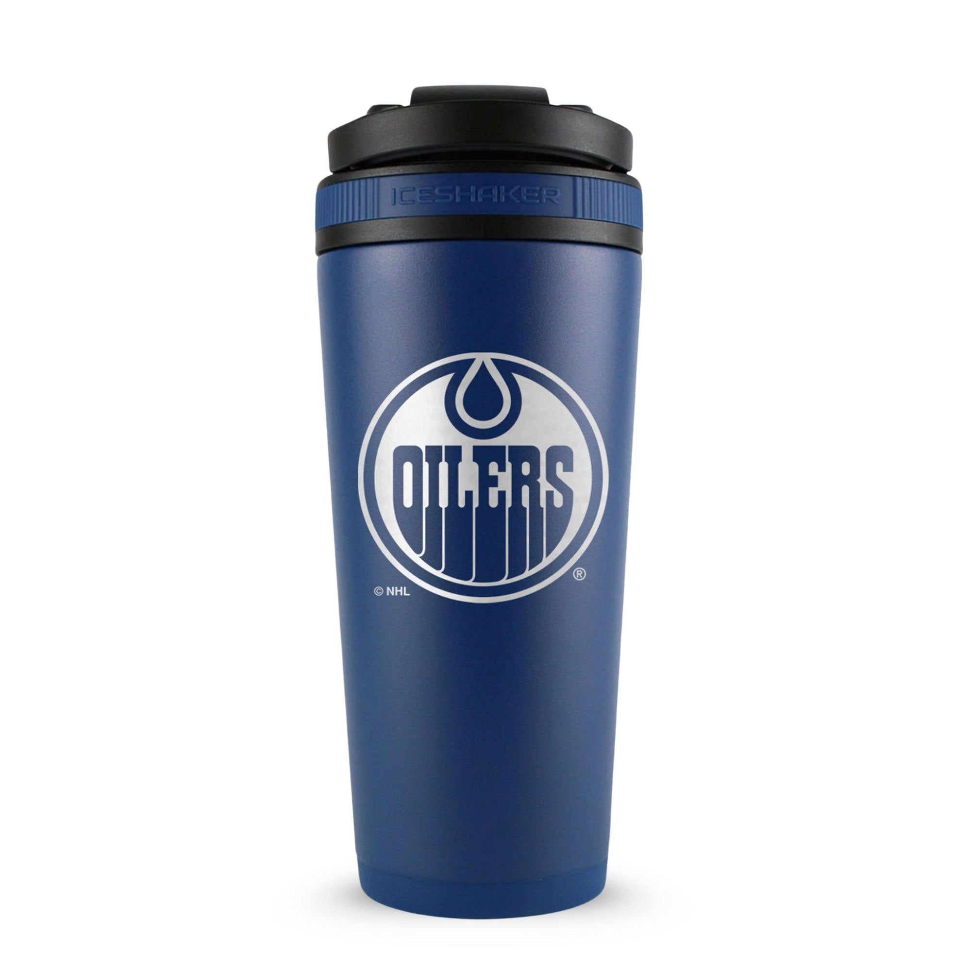 Officially Licensed Edmonton Oilers 26oz Ice Shaker - Sports Gifts, Sports Memorabilia, Sports Collectibles, Fan Shop
