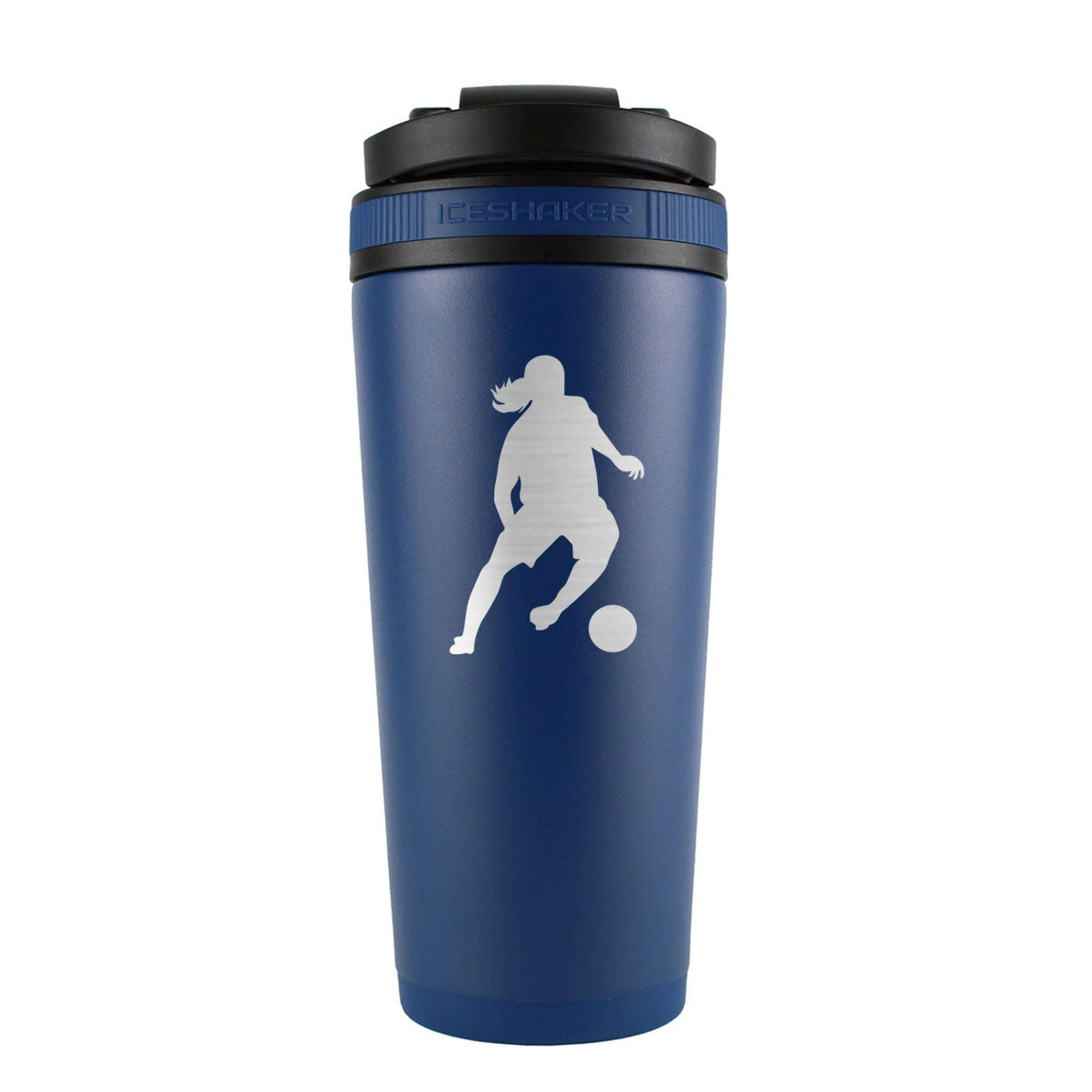 Custom Ronaldinho 26oz Ice Shaker - Navy - Sports Gifts, Sports Memorabilia, Sports Collectibles, Fan Shop