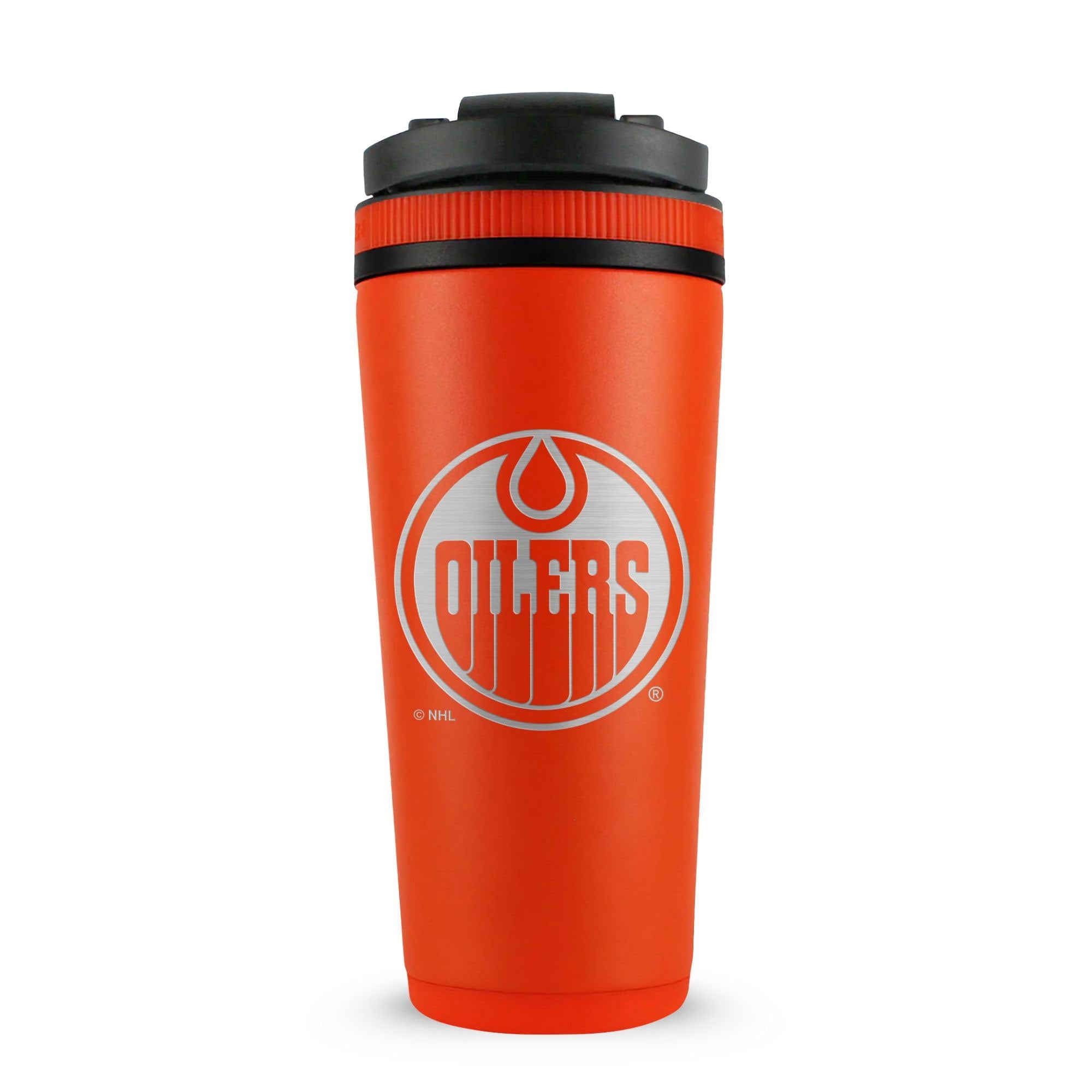 Officially Licensed Edmonton Oilers 26oz Ice Shaker - Sports Gifts, Sports Memorabilia, Sports Collectibles, Fan Shop