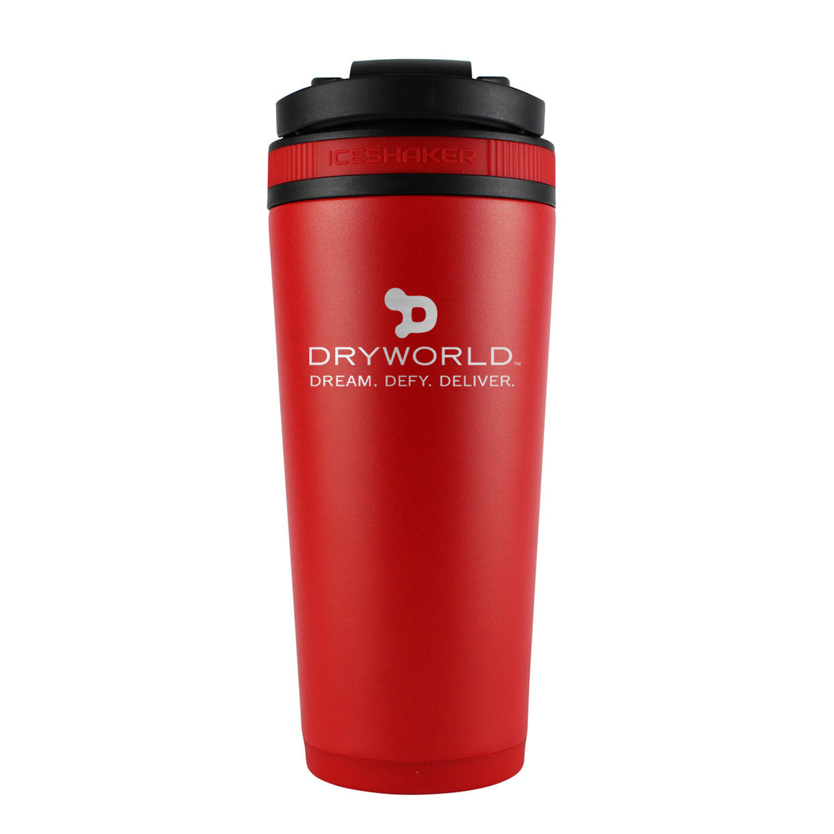 Custom Dryworld 26oz Ice Shaker - Red - Sports Gifts, Sports Memorabilia, Sports Collectibles, Fan Shop