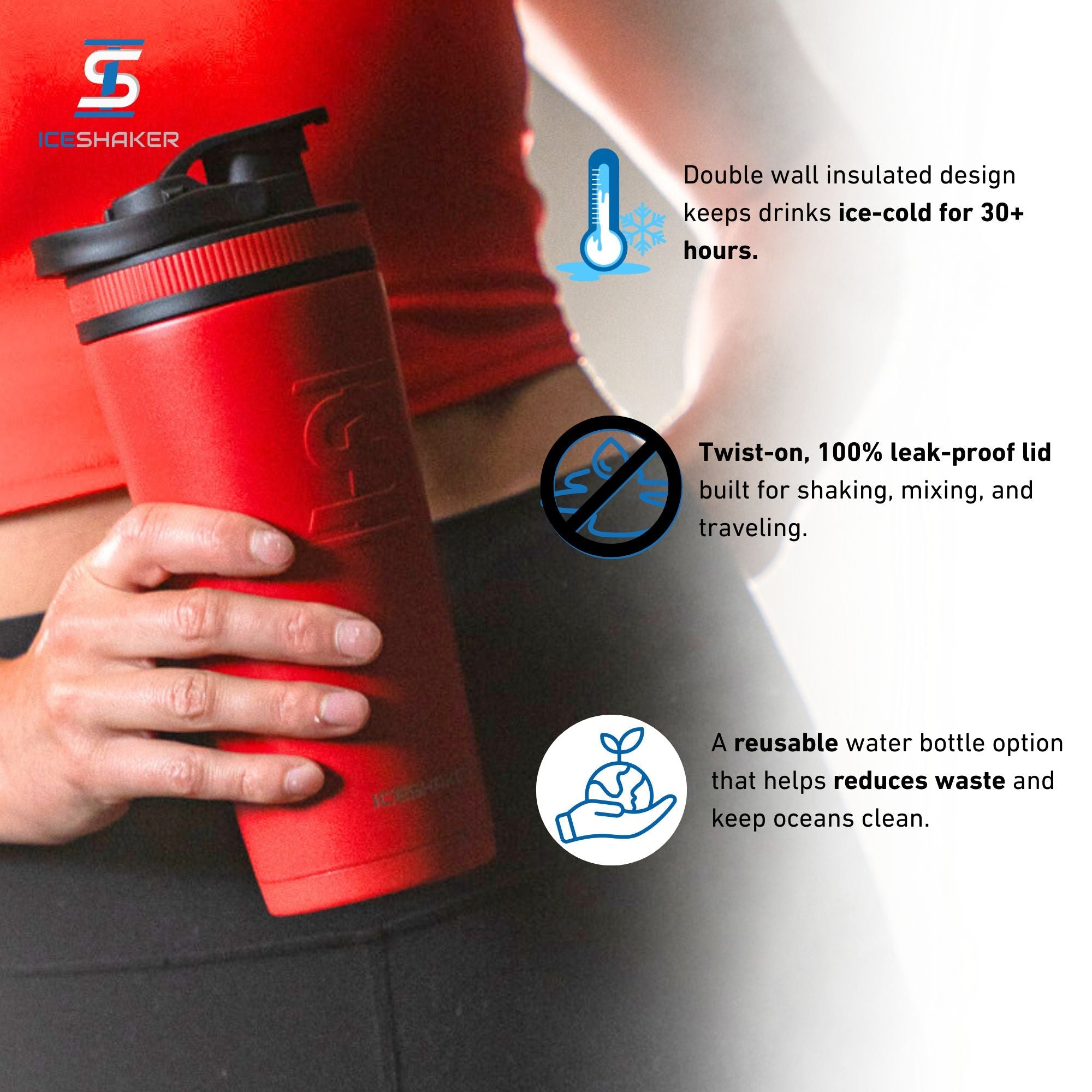 Officially Licensed Kansas City Chiefs 26oz Ice Shaker