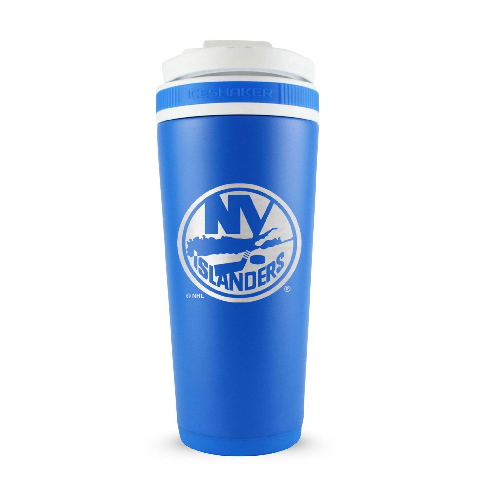 Officially Licensed New York Islanders 26oz Ice Shaker - Sports Gifts, Sports Memorabilia, Sports Collectibles, Fan Shop