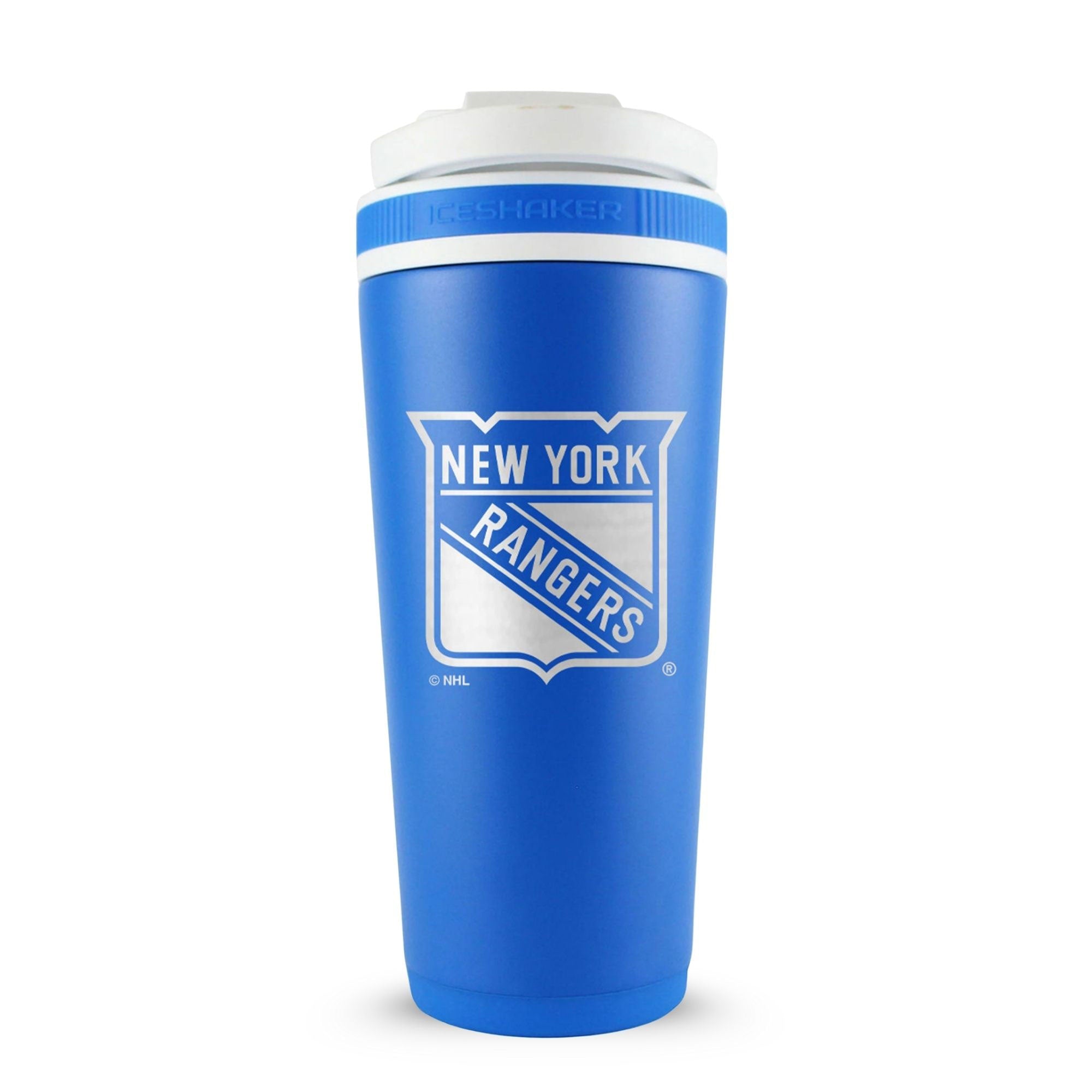 Officially Licensed New York Rangers 26oz Ice Shaker - Sports Gifts, Sports Memorabilia, Sports Collectibles, Fan Shop