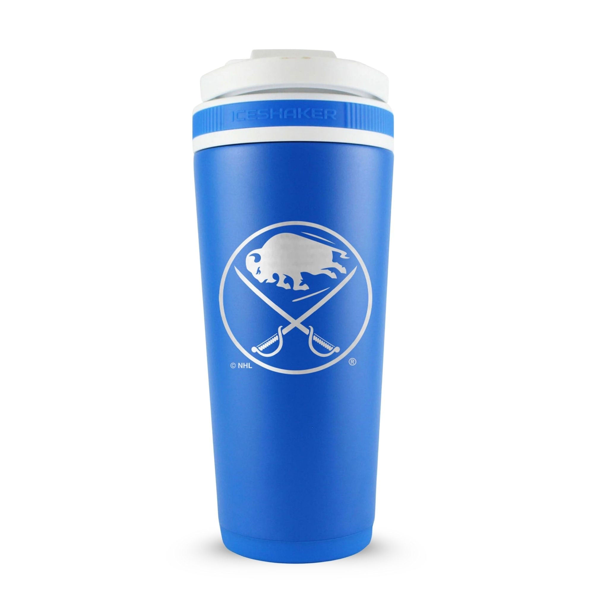 Officially Licensed Buffalo Sabres 26oz Ice Shaker - Sports Gifts, Sports Memorabilia, Sports Collectibles, Fan Shop