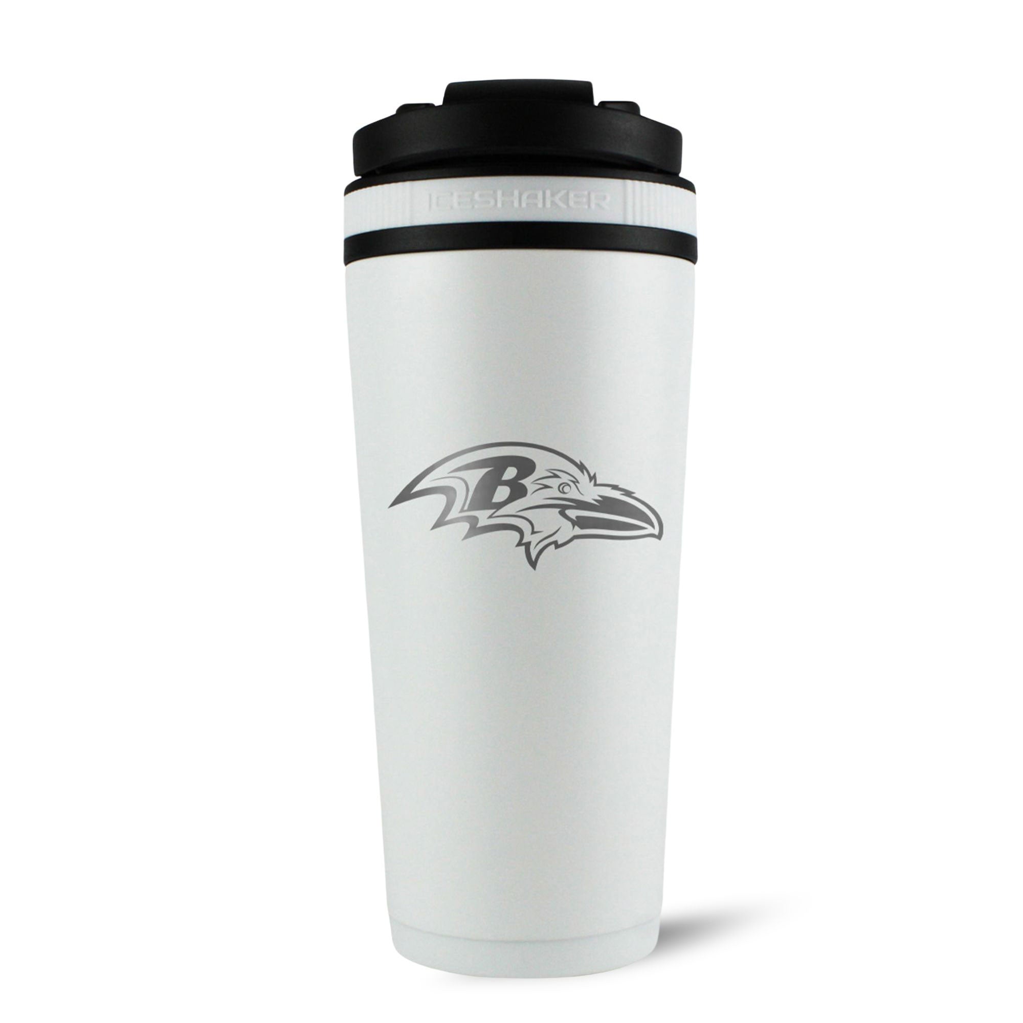Officially Licensed Baltimore Ravens 26oz Ice Shaker - Sports Gifts, Sports Memorabilia, Sports Collectibles, Fan Shop