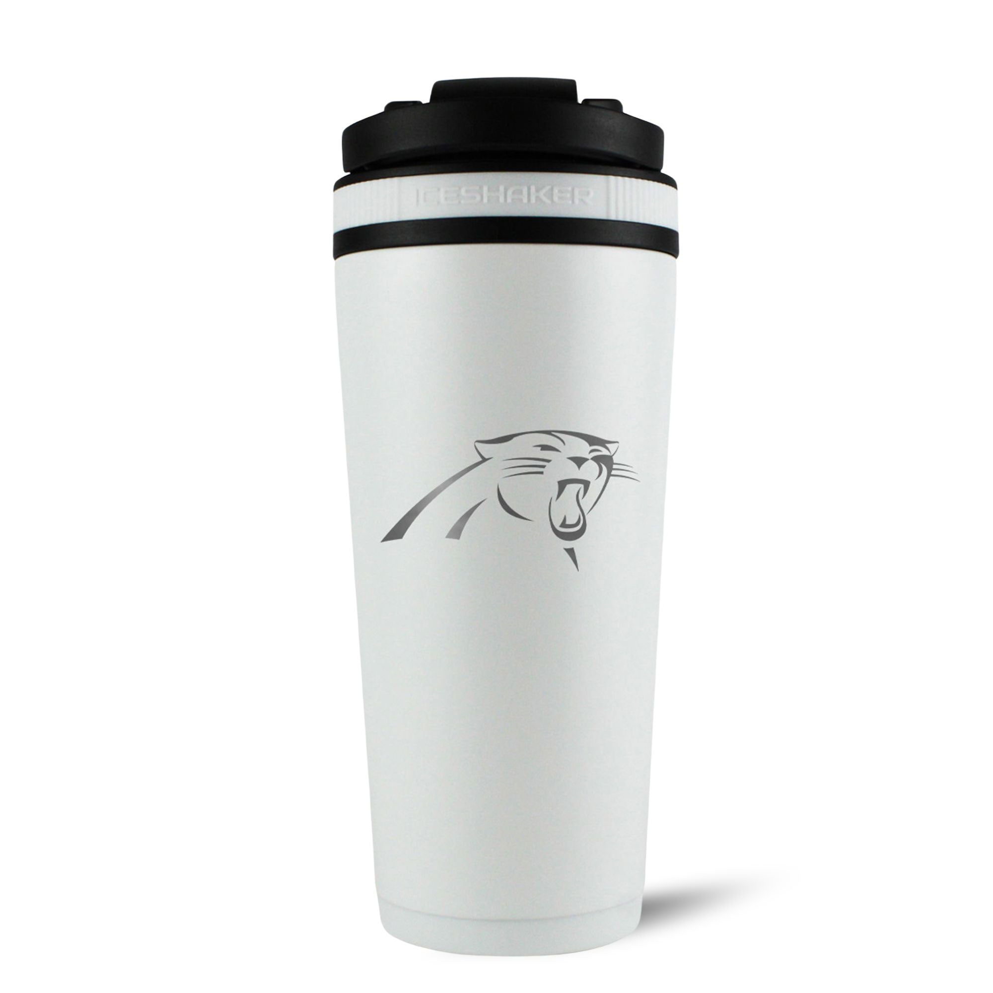 Officially Licensed Carolina Panthers 26oz Ice Shaker - Sports Gifts, Sports Memorabilia, Sports Collectibles, Fan Shop