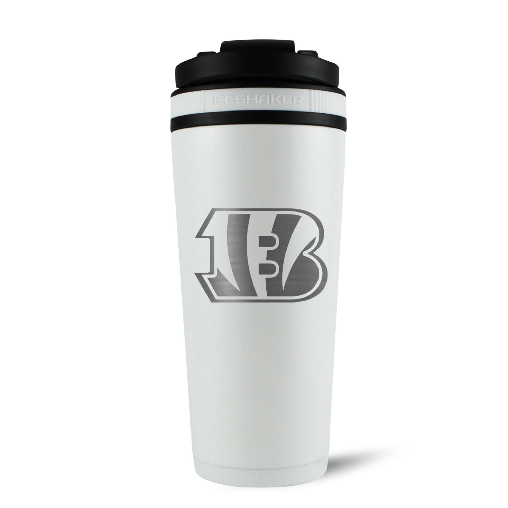 Officially Licensed Cincinnati Bengals 26oz Ice Shaker - Sports Gifts, Sports Memorabilia, Sports Collectibles, Fan Shop