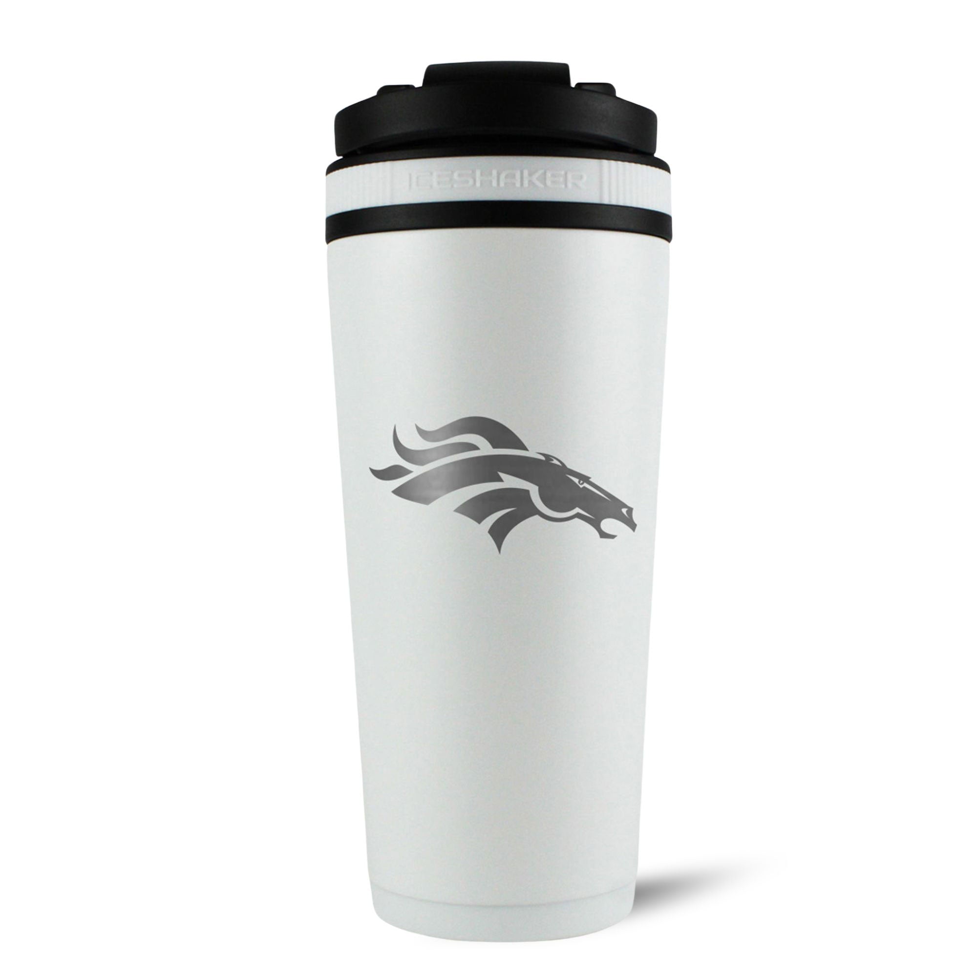 Officially Licensed Denver Broncos 26oz Ice Shaker - Sports Gifts, Sports Memorabilia, Sports Collectibles, Fan Shop