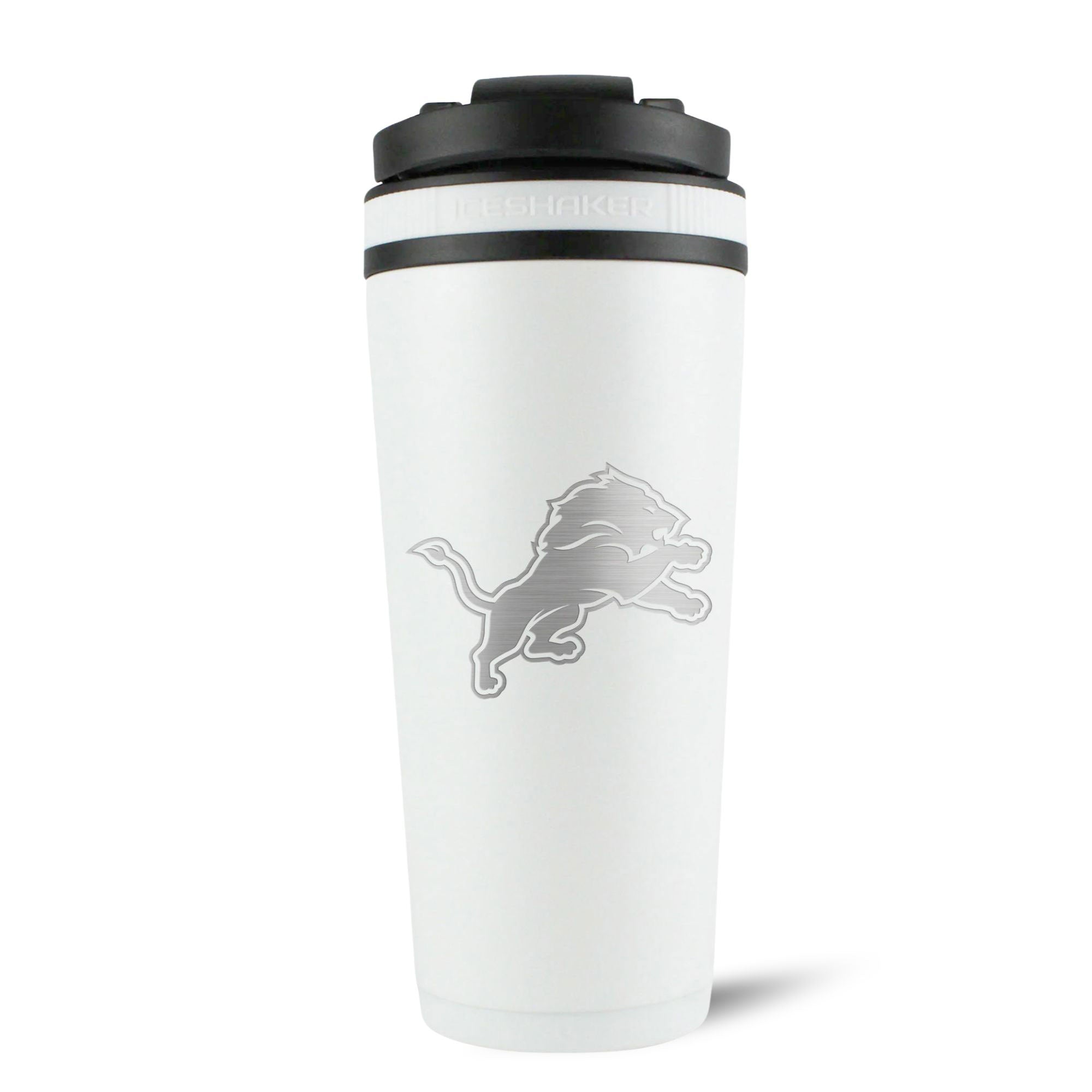 Officially Licensed Detroit Lions 26oz Ice Shaker - Sports Gifts, Sports Memorabilia, Sports Collectibles, Fan Shop