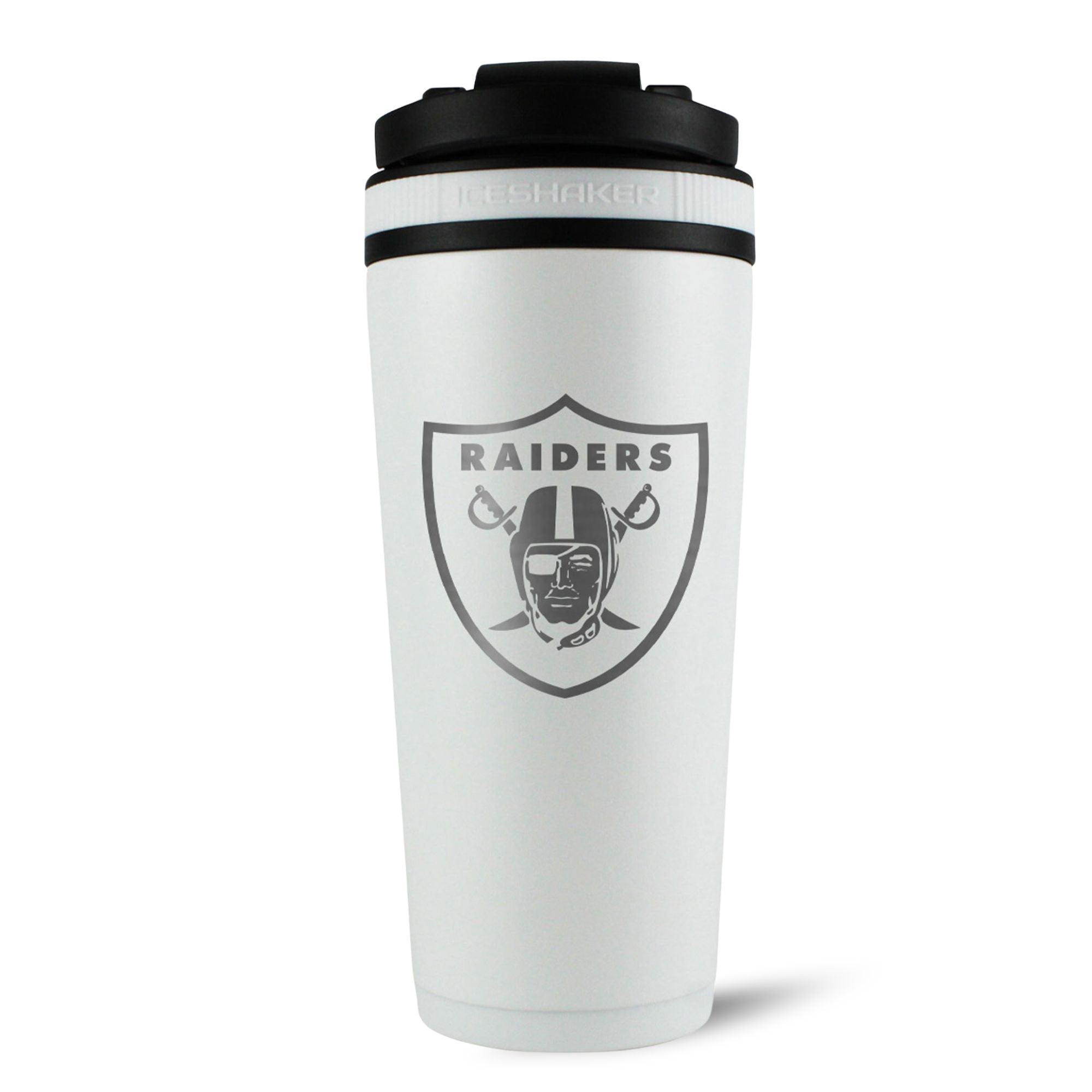Officially Licensed Las Vegas Raiders 26oz Ice Shaker - Sports Gifts, Sports Memorabilia, Sports Collectibles, Fan Shop