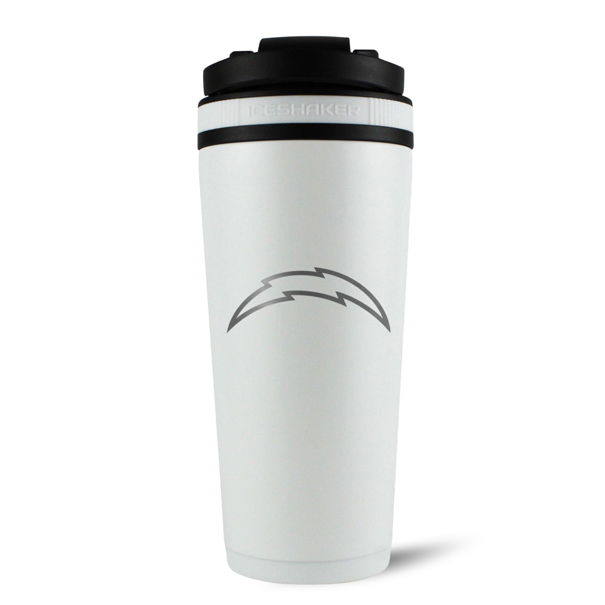 Officially Licensed Los Angeles Chargers 26oz Ice Shaker - Sports Gifts, Sports Memorabilia, Sports Collectibles, Fan Shop