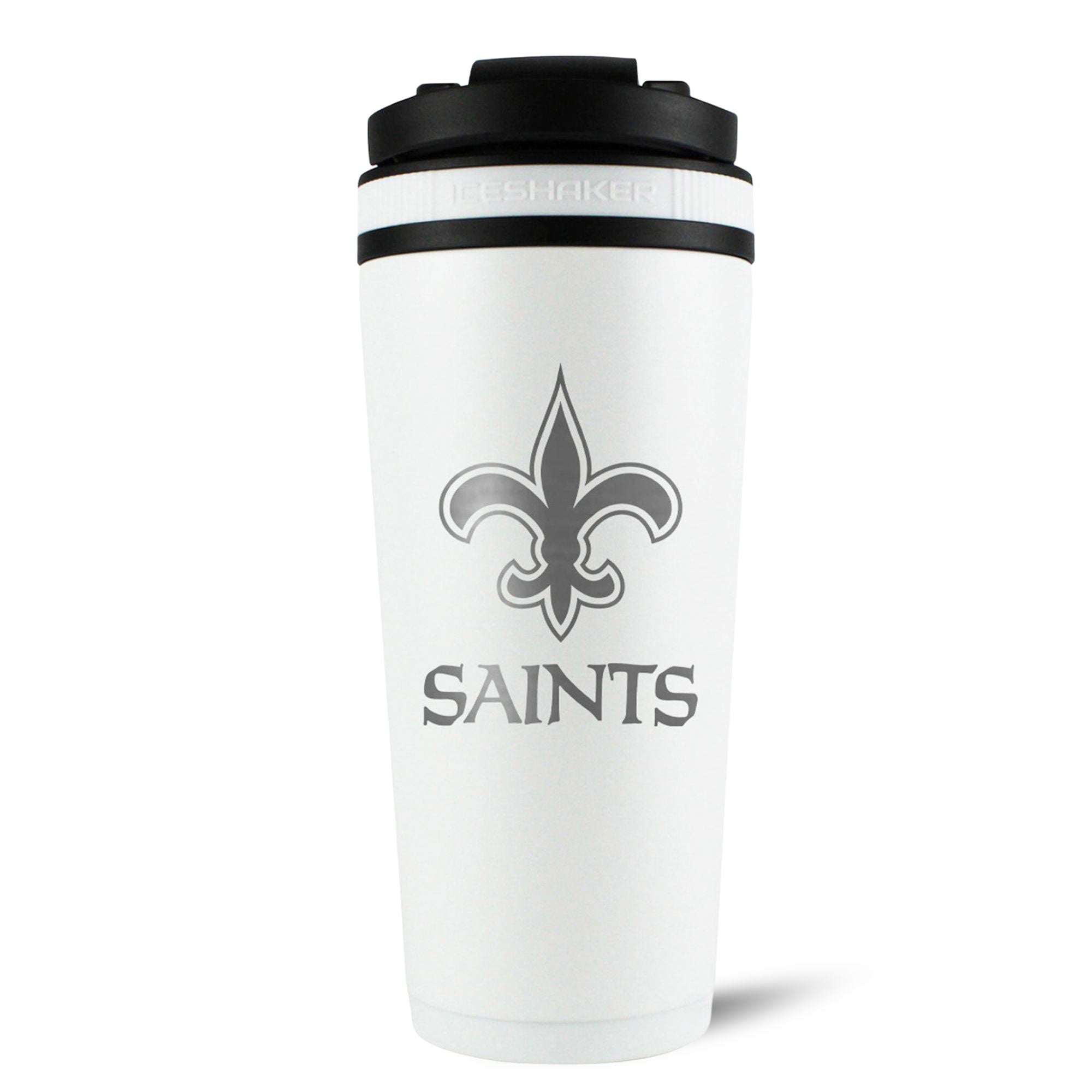 Officially Licensed New Orleans Saints 26oz Ice Shaker - Sports Gifts, Sports Memorabilia, Sports Collectibles, Fan Shop