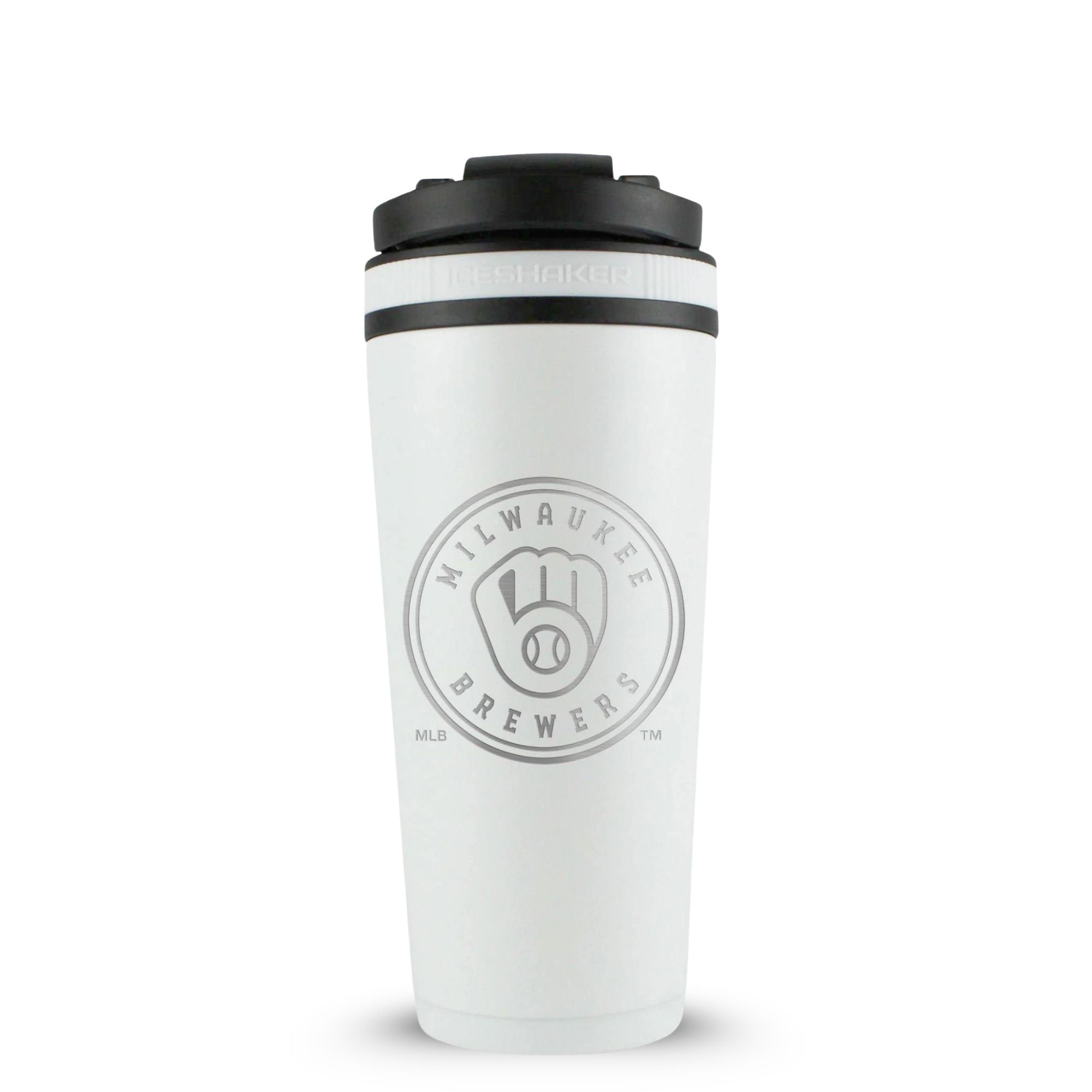 Officially Licensed Milwaukee Brewers 26oz Ice Shaker - Sports Gifts, Sports Memorabilia, Sports Collectibles, Fan Shop