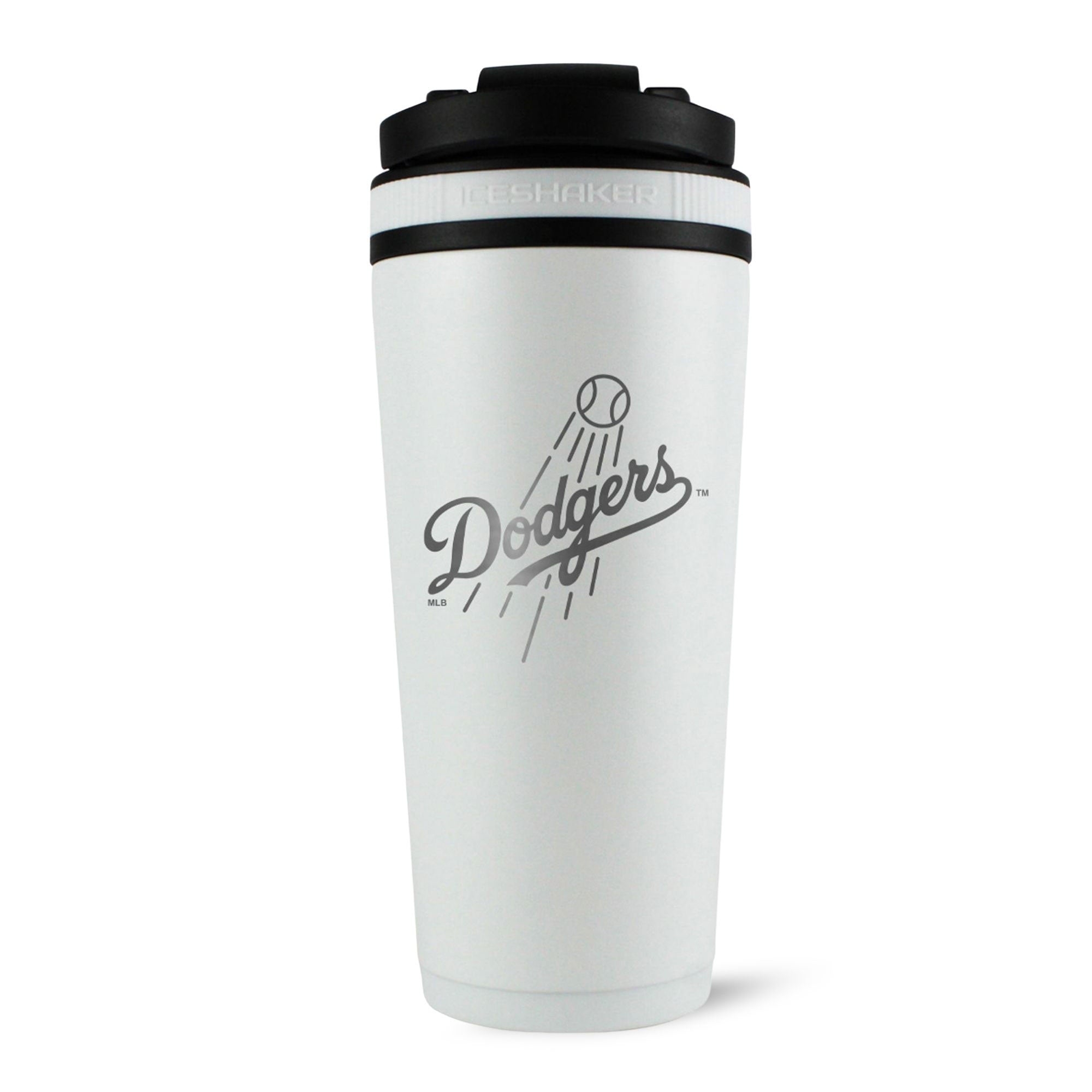Officially Licensed Los Angeles Dodgers 26oz Ice Shaker - White - Sports Gifts, Sports Memorabilia, Sports Collectibles, Fan Shop