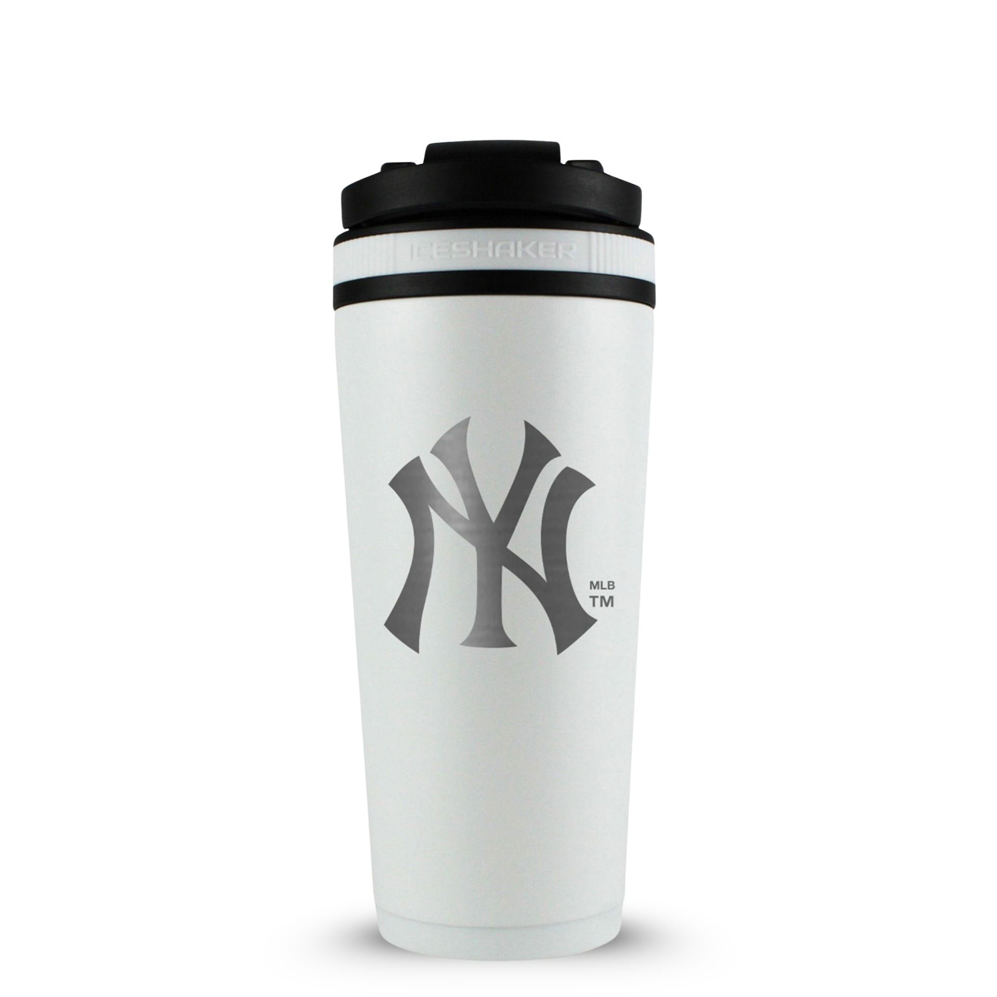 Officially Licensed New York Yankees 26oz Ice Shaker - White - Sports Gifts, Sports Memorabilia, Sports Collectibles, Fan Shop