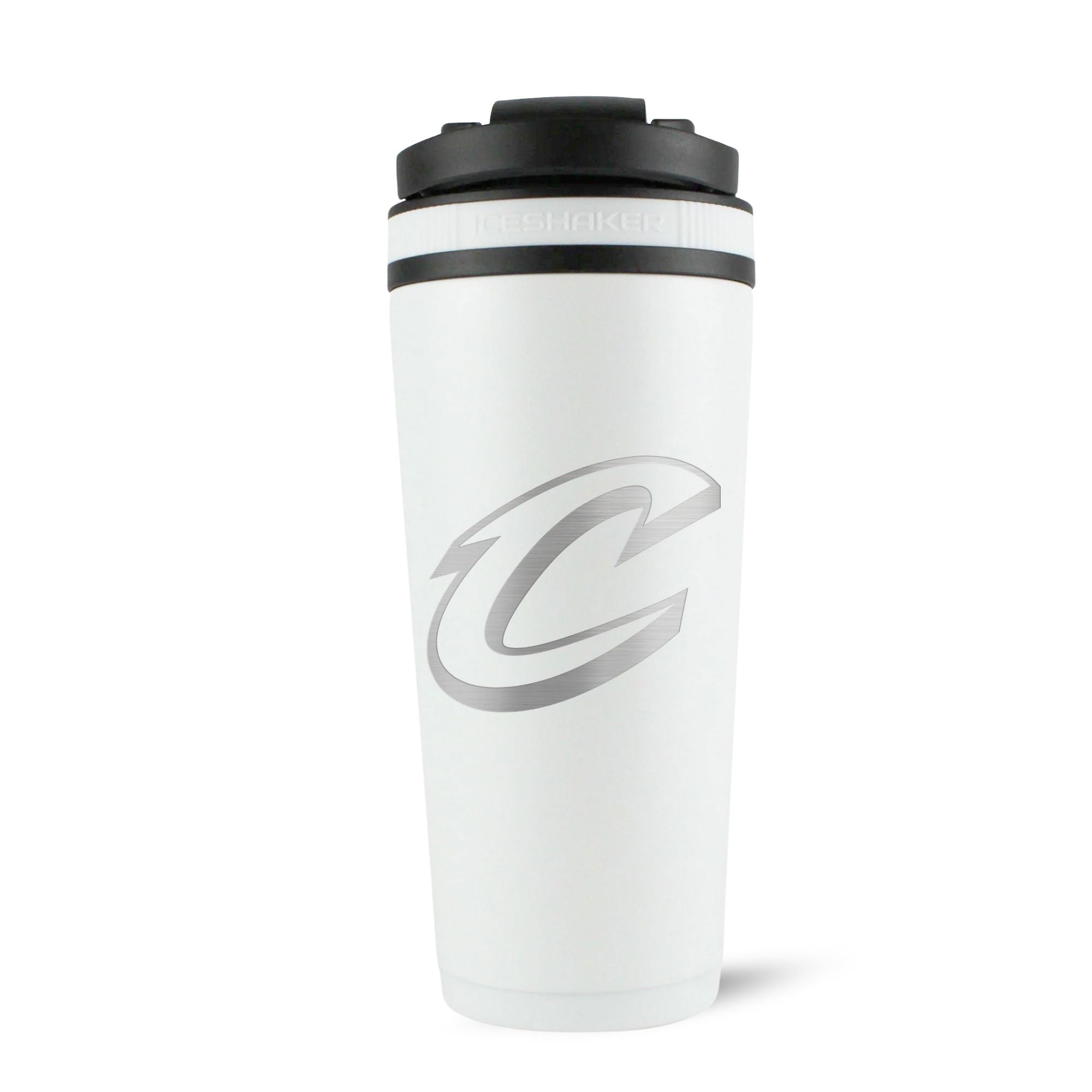 Officially Licensed Cleveland Cavaliers 26oz Ice Shaker - White - Sports Gifts, Sports Memorabilia, Sports Collectibles, Fan Shop