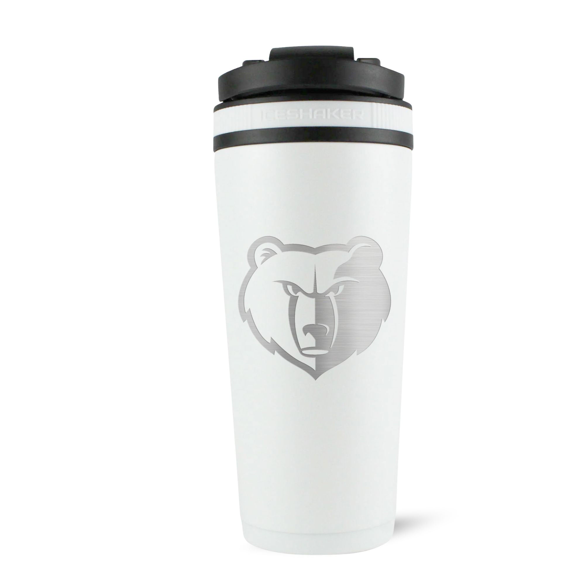 Officially Licensed Memphis Grizzlies 26oz Ice Shaker - White - Sports Gifts, Sports Memorabilia, Sports Collectibles, Fan Shop