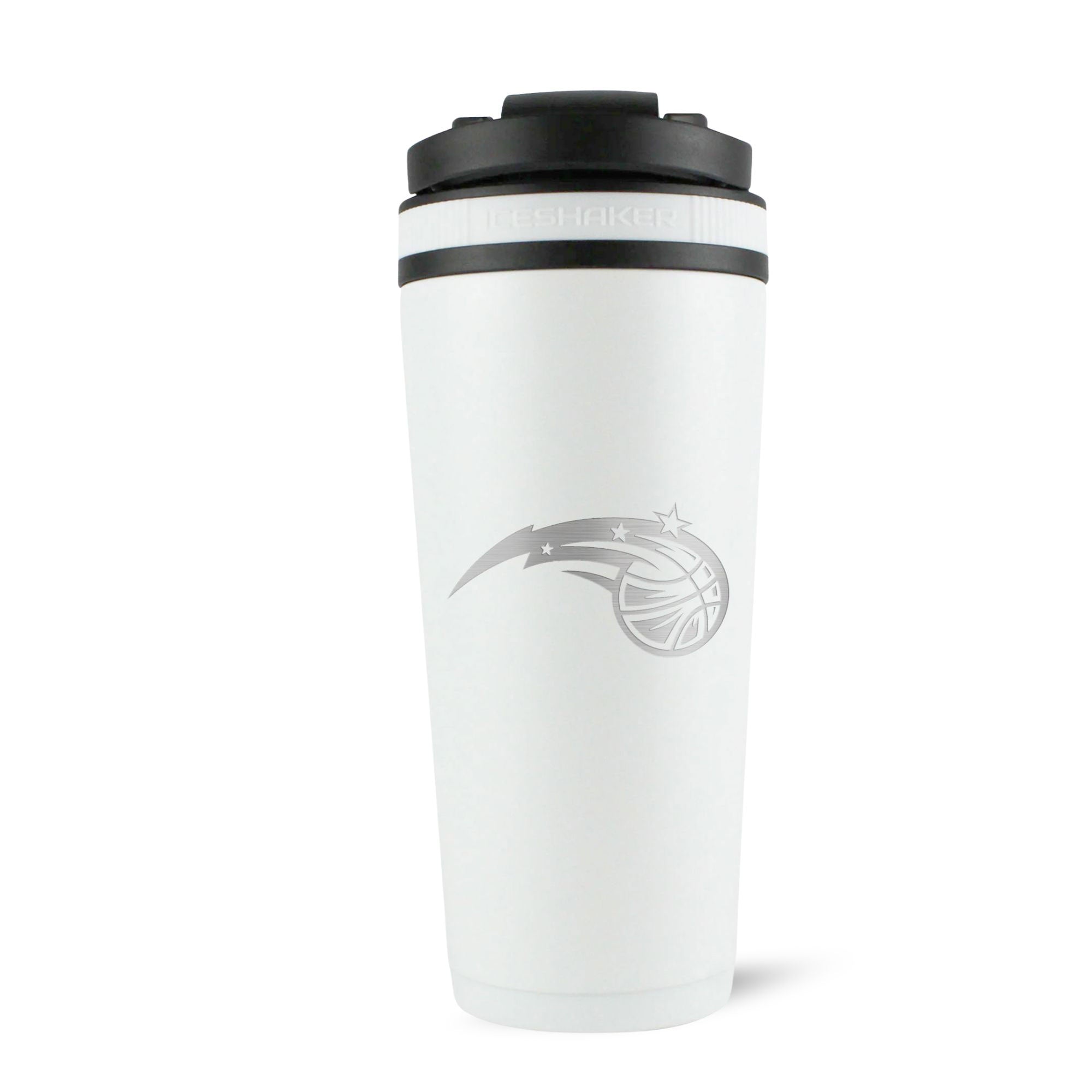 Officially Licensed Orlando Magic 26oz Ice Shaker - White - Sports Gifts, Sports Memorabilia, Sports Collectibles, Fan Shop