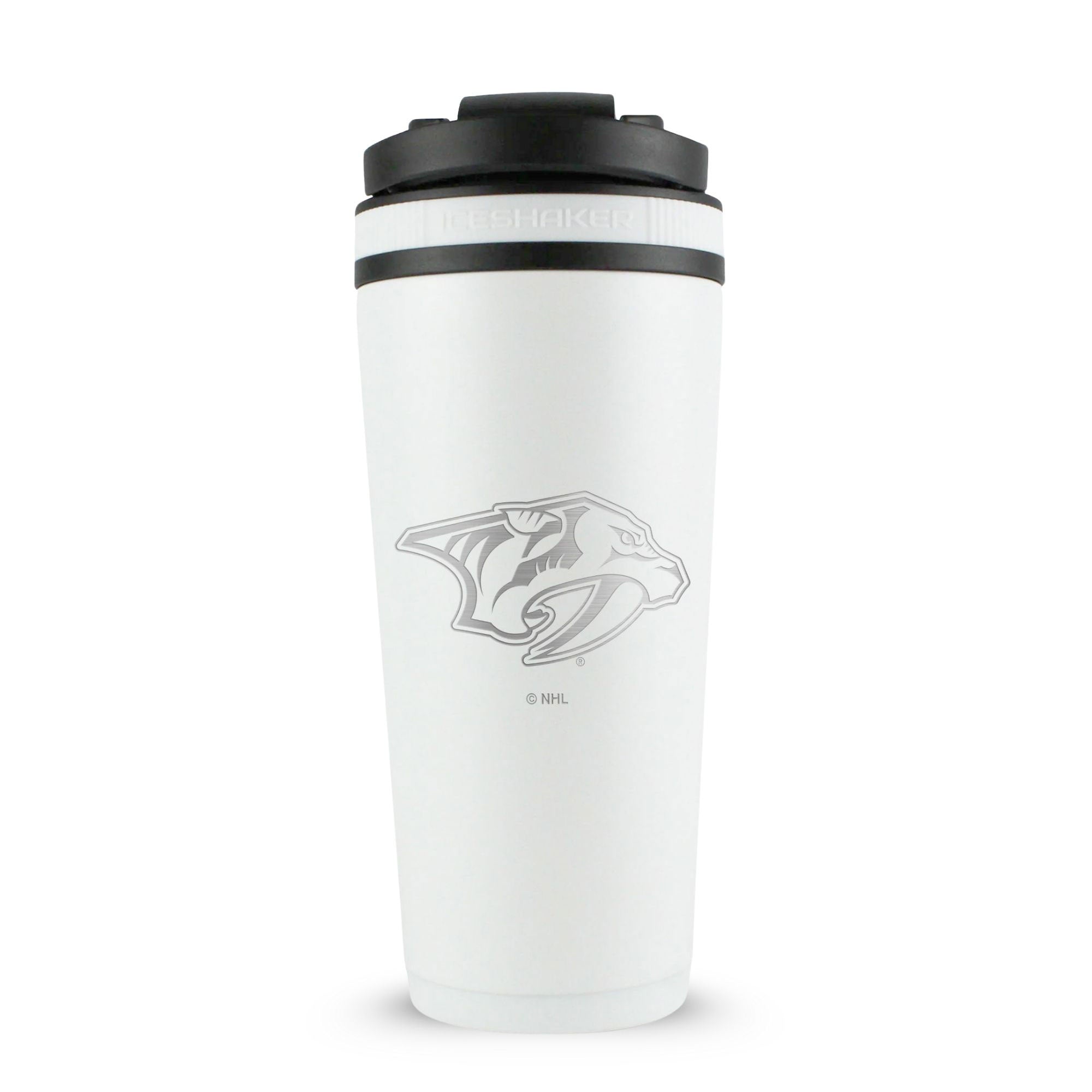 Officially Licensed Nashville Predators 26oz Ice Shaker - Sports Gifts, Sports Memorabilia, Sports Collectibles, Fan Shop