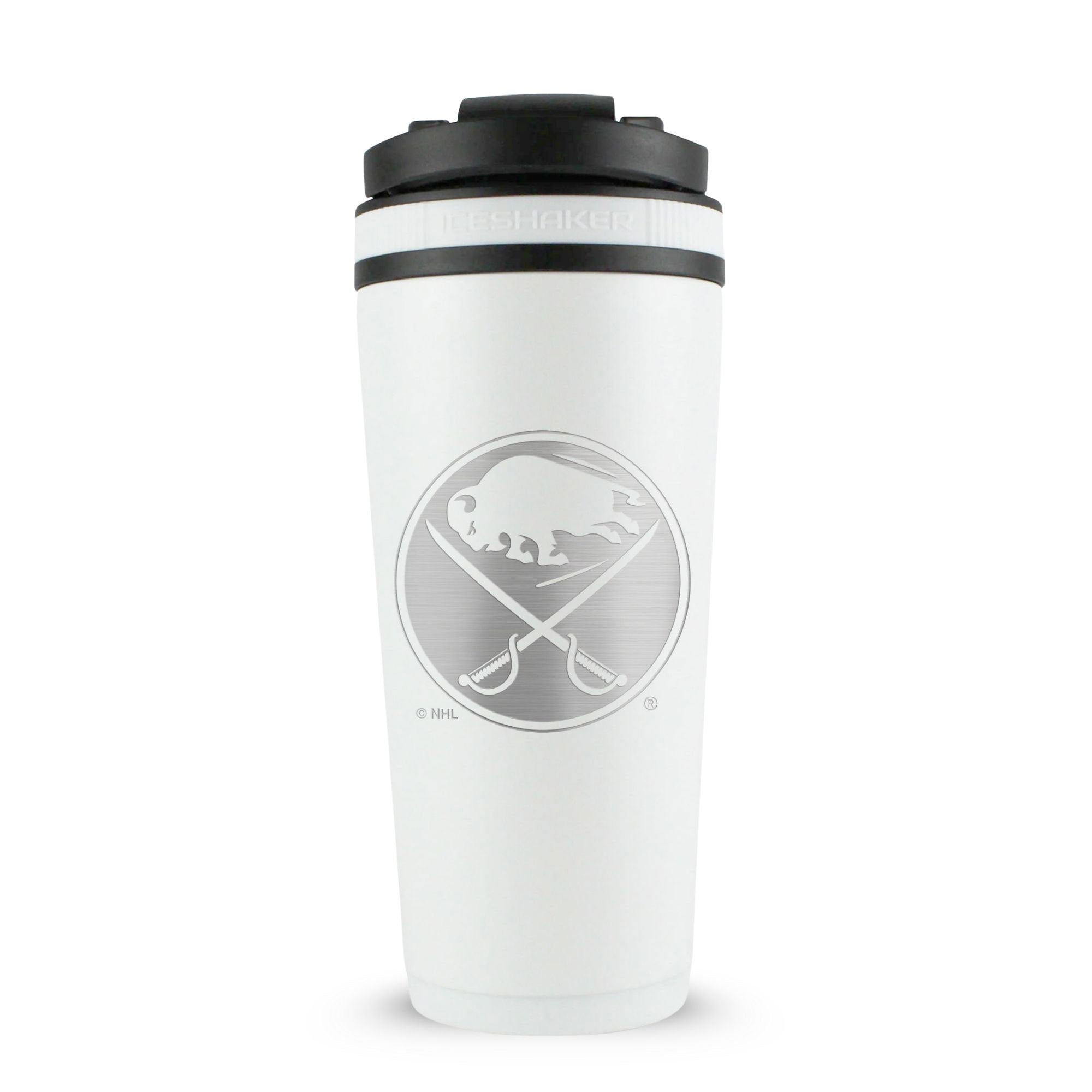 Officially Licensed Buffalo Sabres 26oz Ice Shaker - Sports Gifts, Sports Memorabilia, Sports Collectibles, Fan Shop