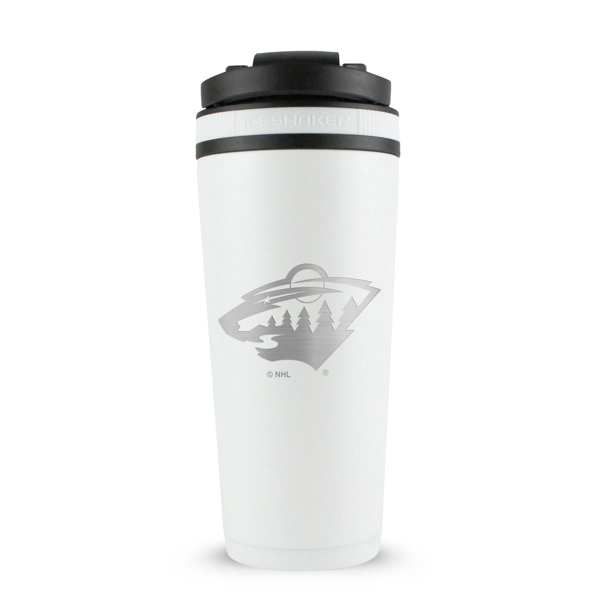 Officially Licensed Minnesota Wild 26oz Ice Shaker - Sports Gifts, Sports Memorabilia, Sports Collectibles, Fan Shop