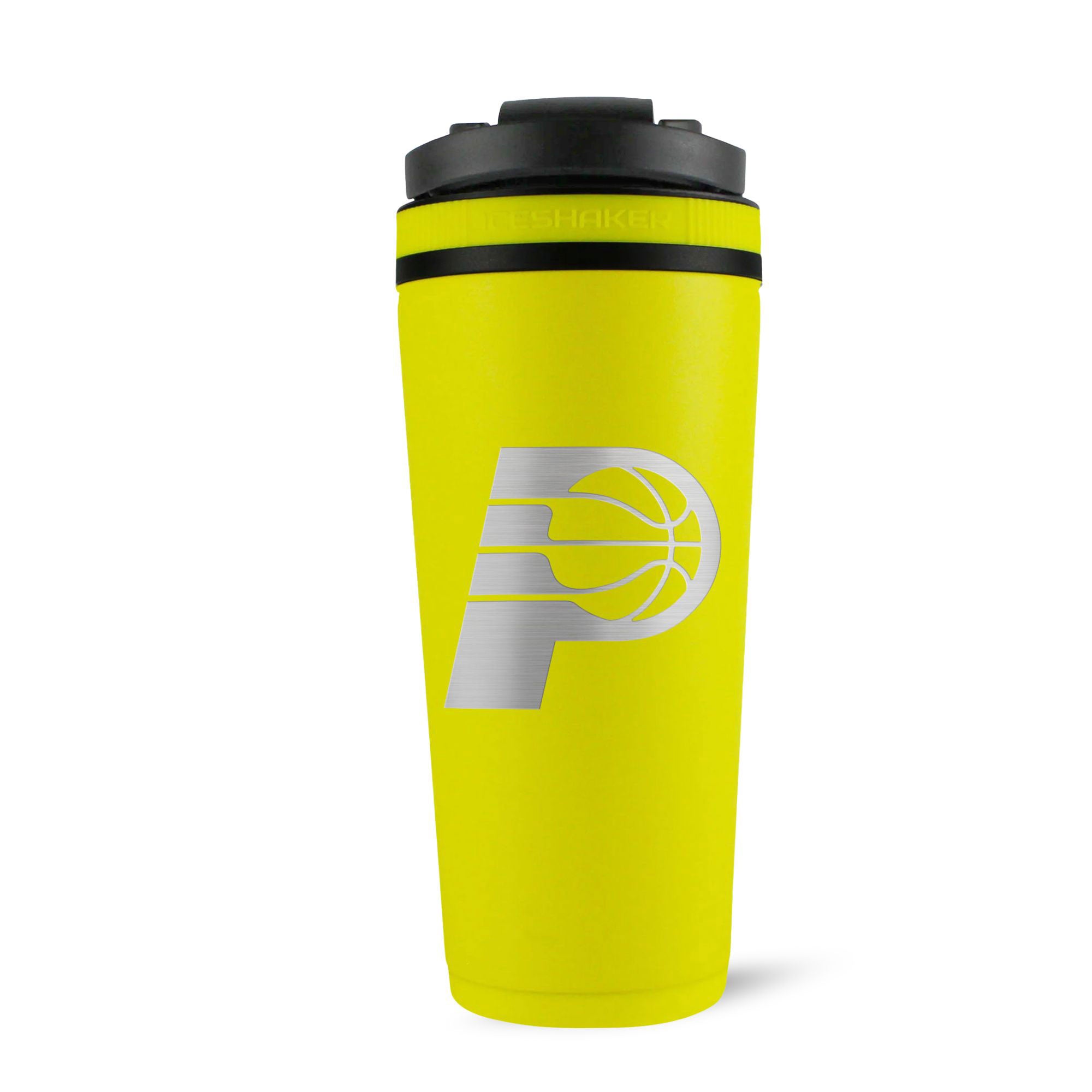 Officially Licensed Indiana Pacers 26oz Ice Shaker - Yellow - Sports Gifts, Sports Memorabilia, Sports Collectibles, Fan Shop