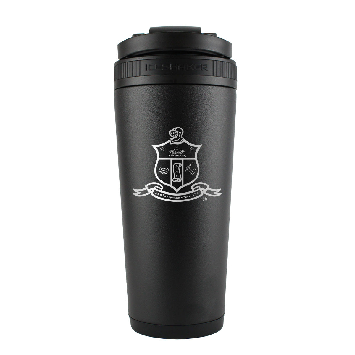 Kappa Alpha Psi Coat of Arms Custom 26oz Ice Shaker - Sports Gifts, Sports Memorabilia, Sports Collectibles, Fan Shop